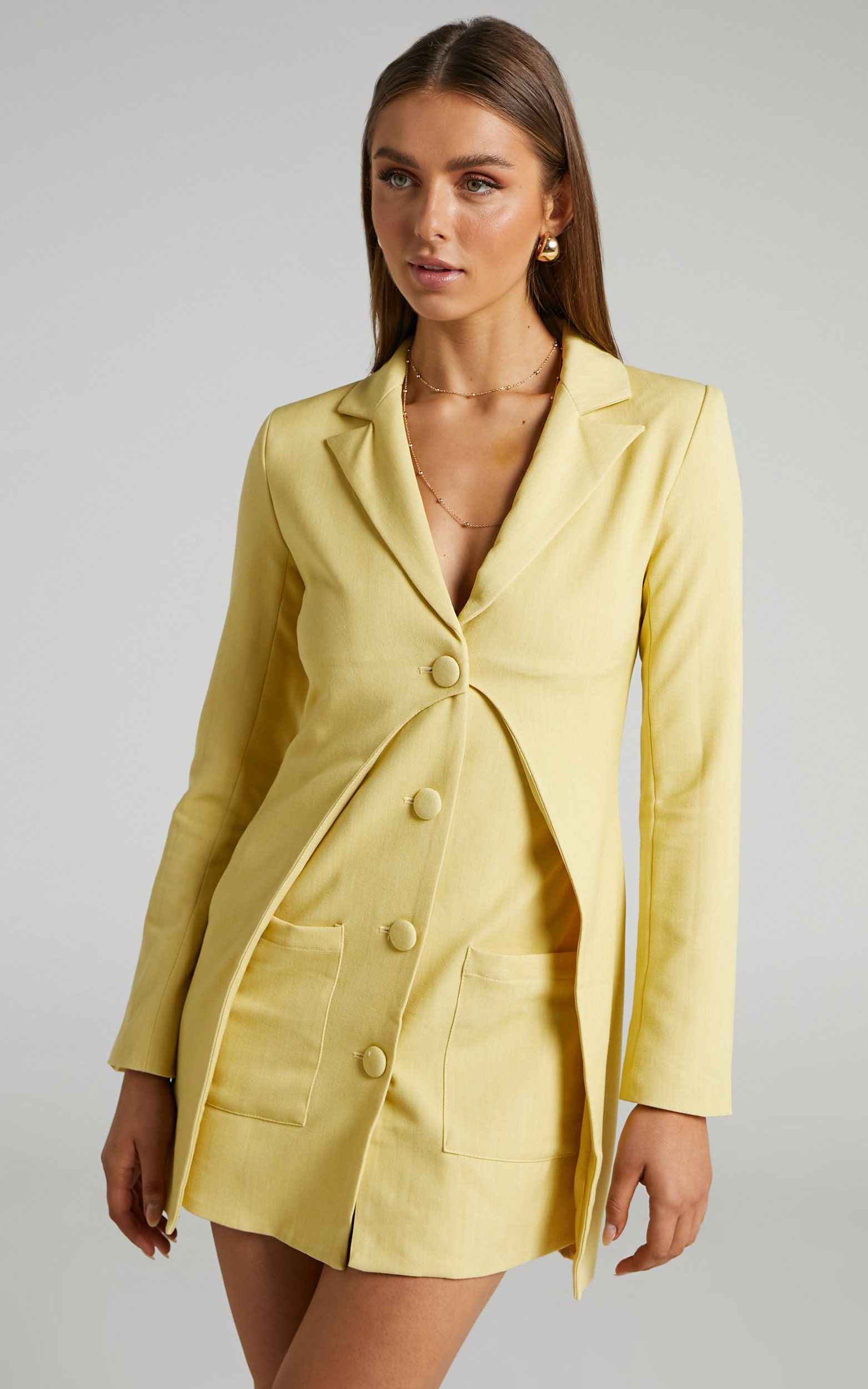 4th & Reckless - Ruth Blazer in Yellow - L, YEL1, hi-res image number null