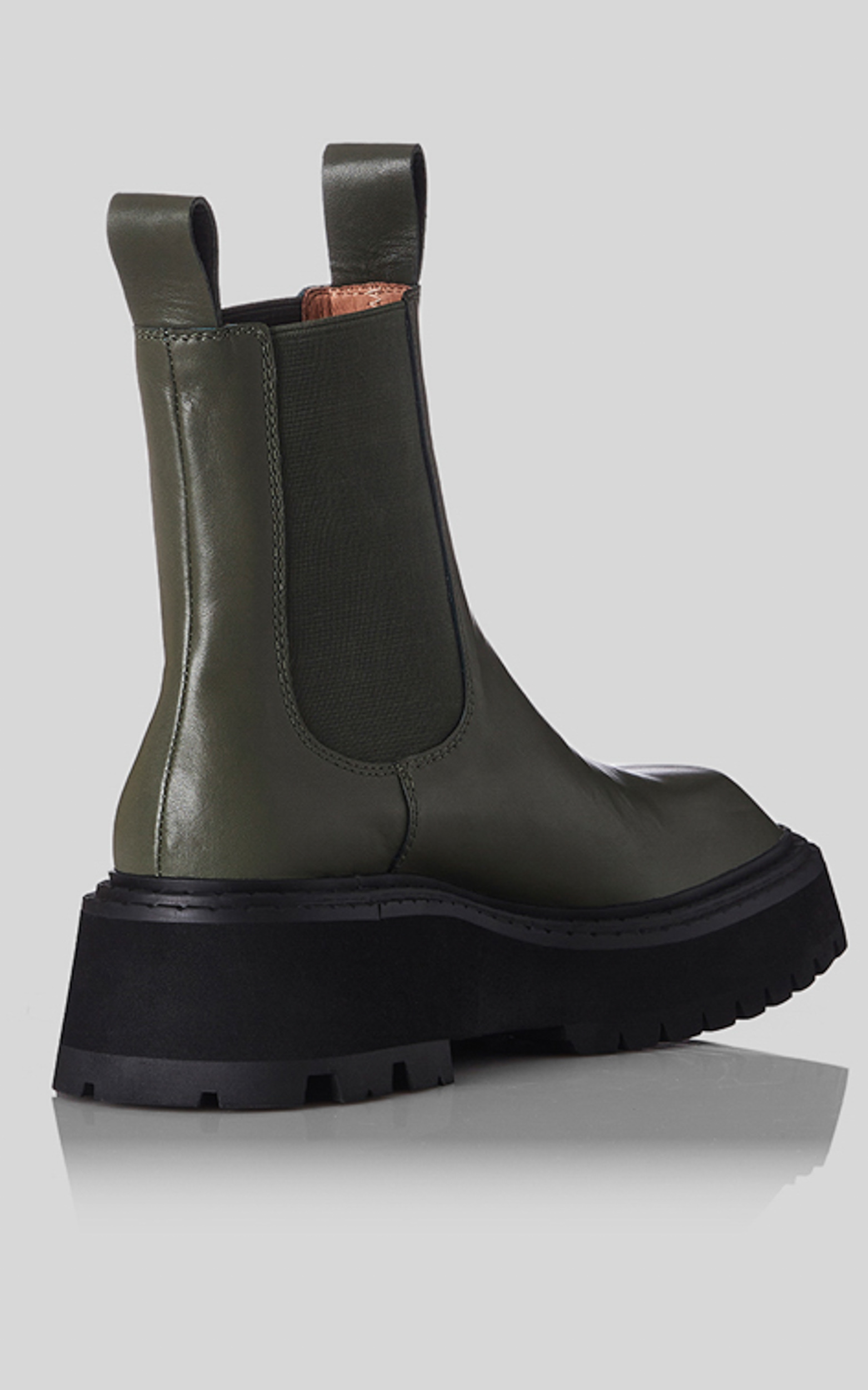 Alias Mae - Tess Boots in Olive Leather - 10, GRN1, hi-res image number null