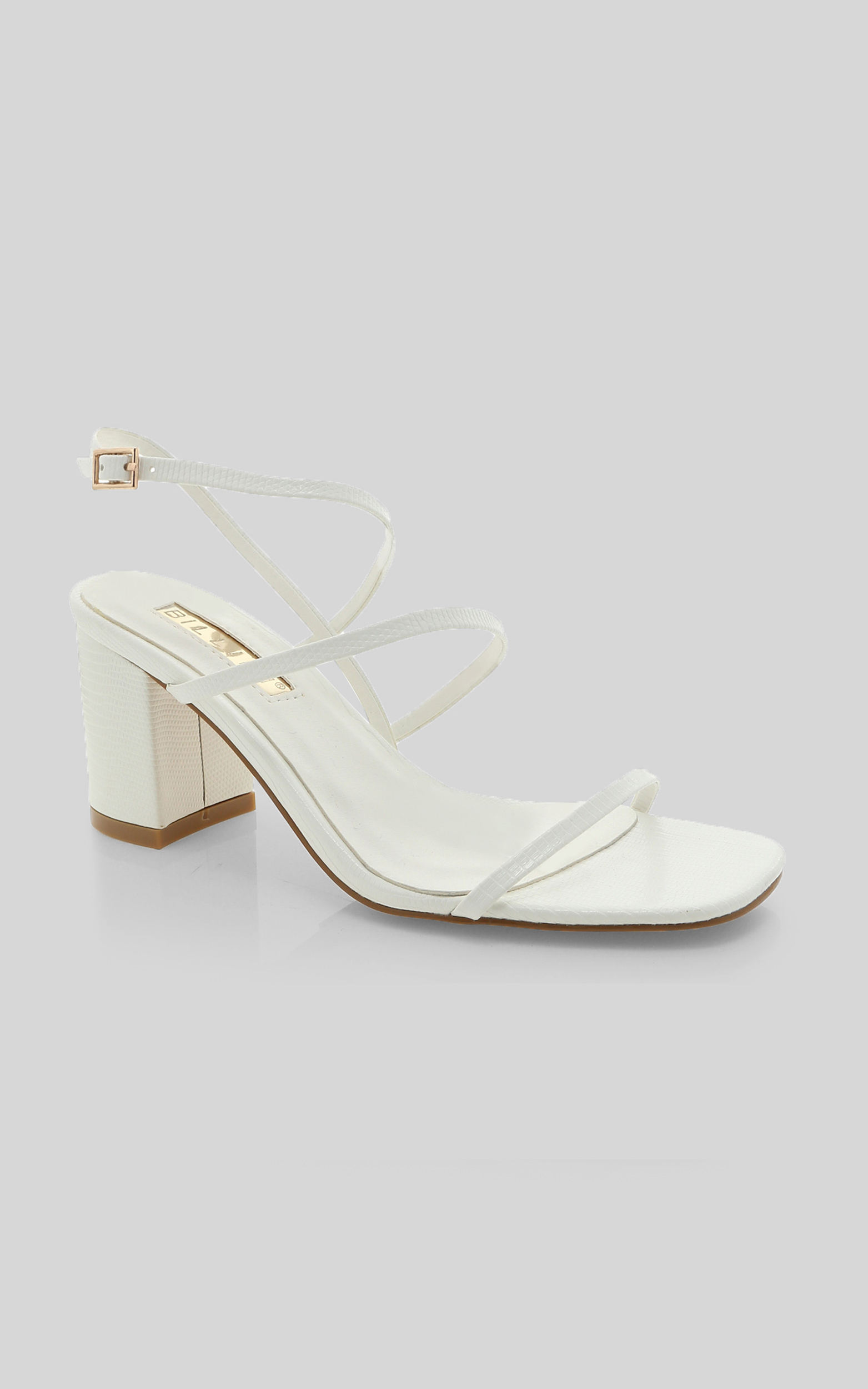 Billini - Yesenia Heels in White Scale - 05, WHT2, hi-res image number null