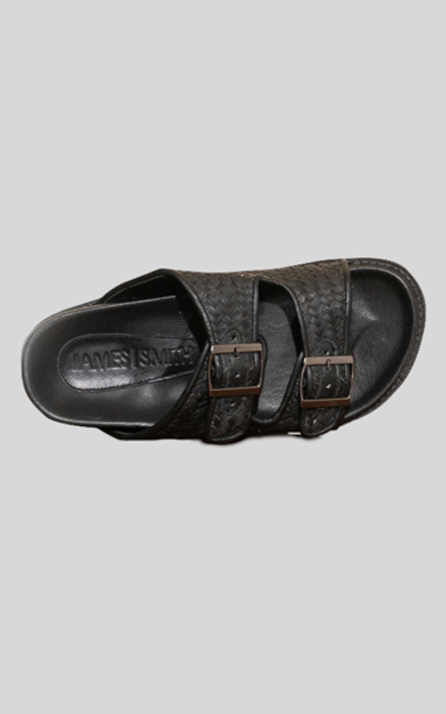 James Smith - Sardinia Slide in Black Woven - 05, BLK1, hi-res image number null