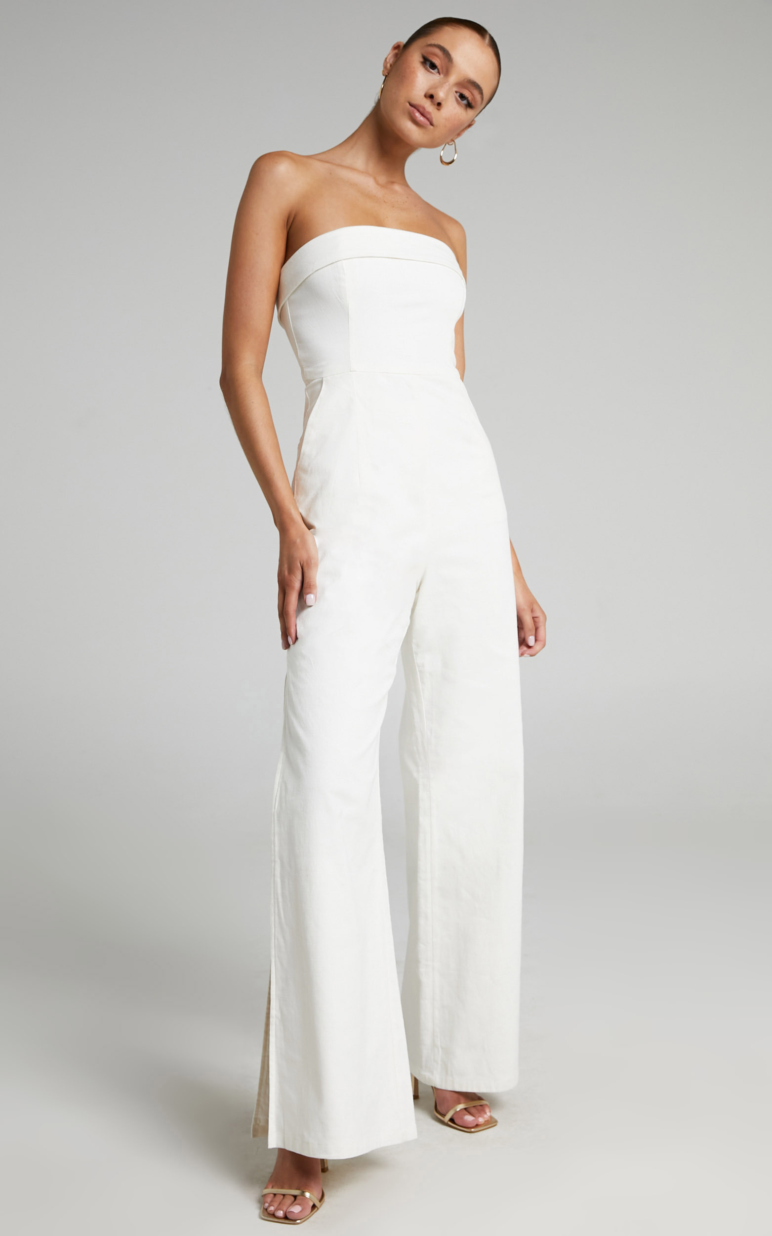 Runaway The Label - Tahari Jumpsuit in White - XS, WHT1, hi-res image number null