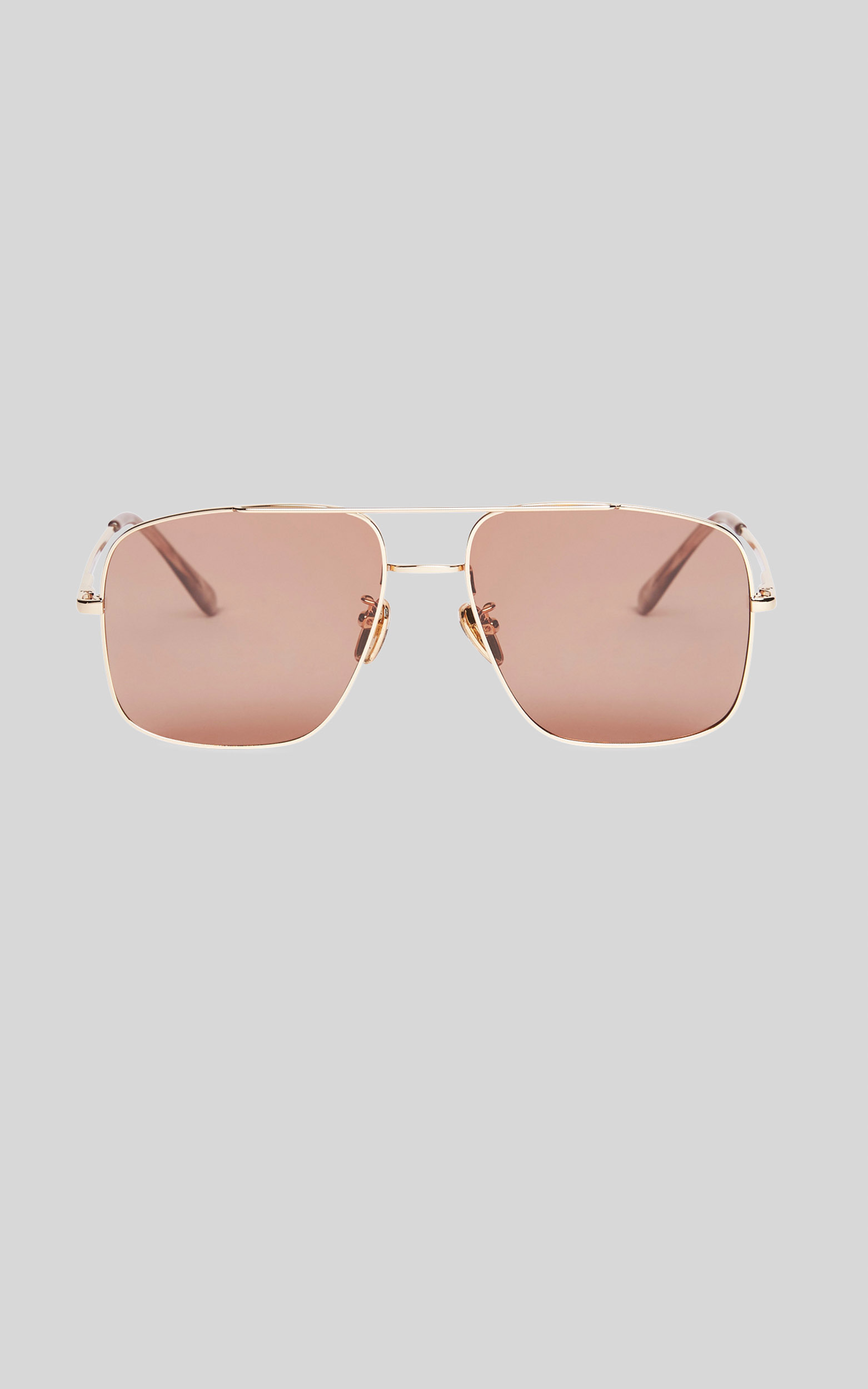Banbe Eyewear - The Maxwell in Gold Caramel - NoSize, BRN1, hi-res image number null
