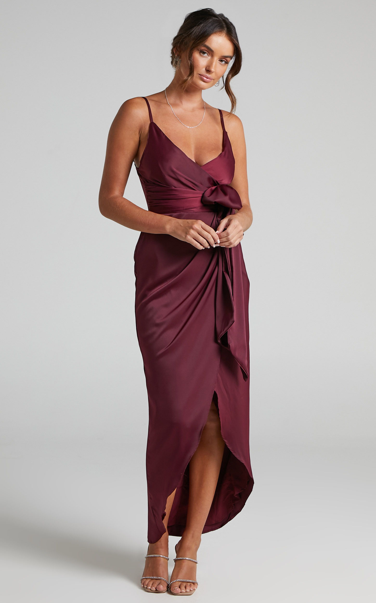 How Will I Know Dress in Wine - 20, WNE4, hi-res image number null
