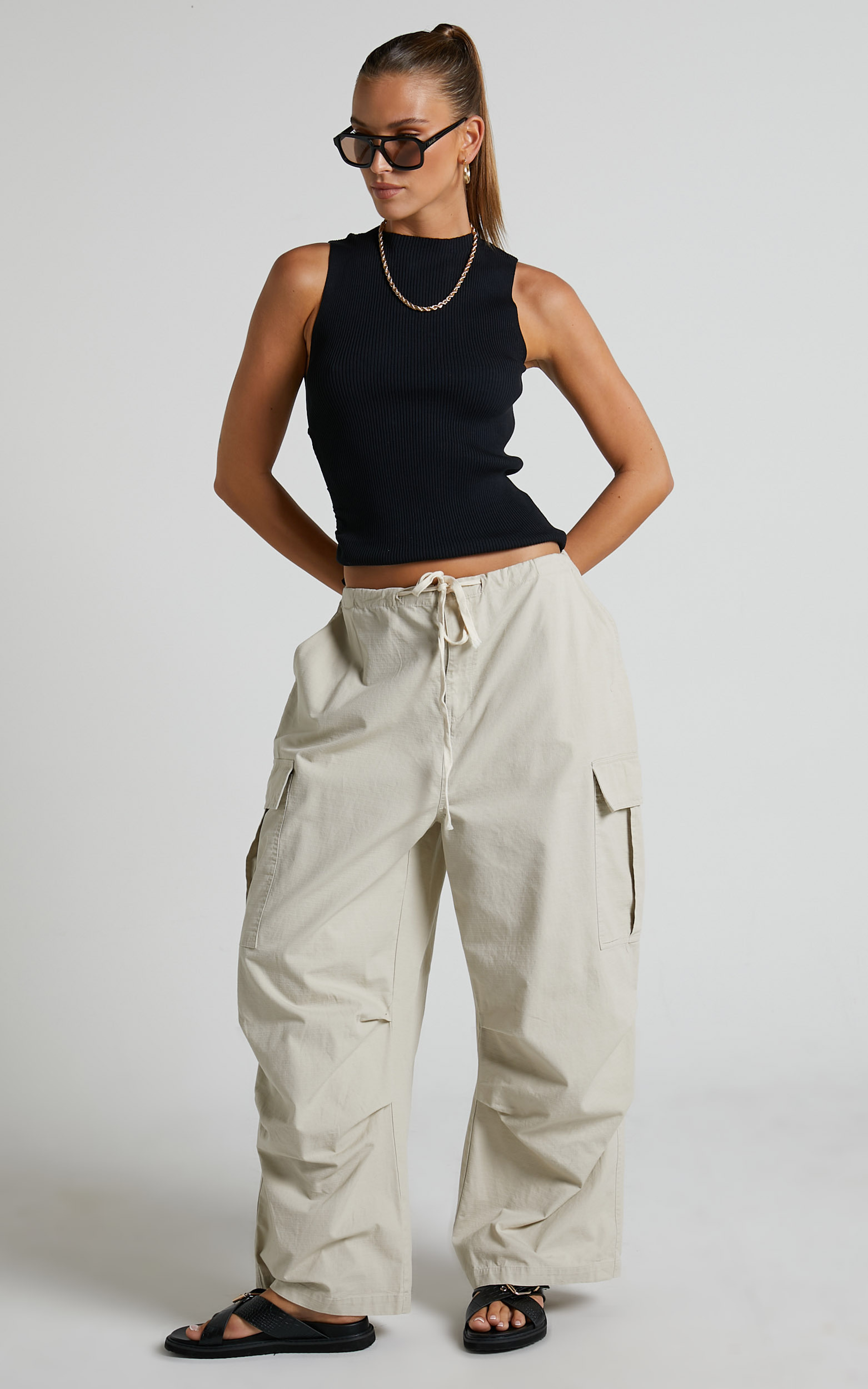 Utility Pant in Stone - L, NEU1, hi-res image number null