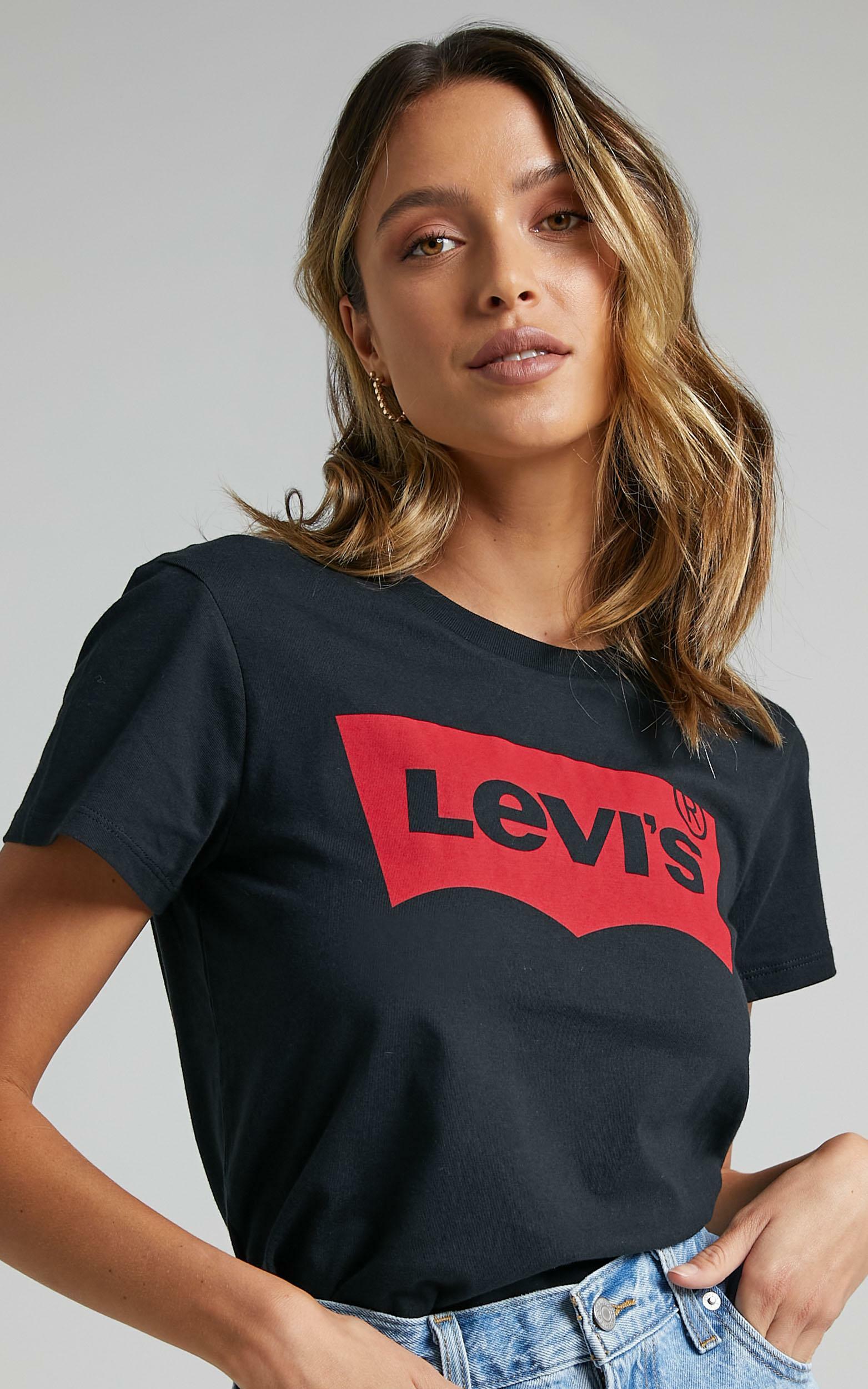 Levi's - Perfect Batwing Tee in Mineral Black - XS, BLK1, hi-res image number null