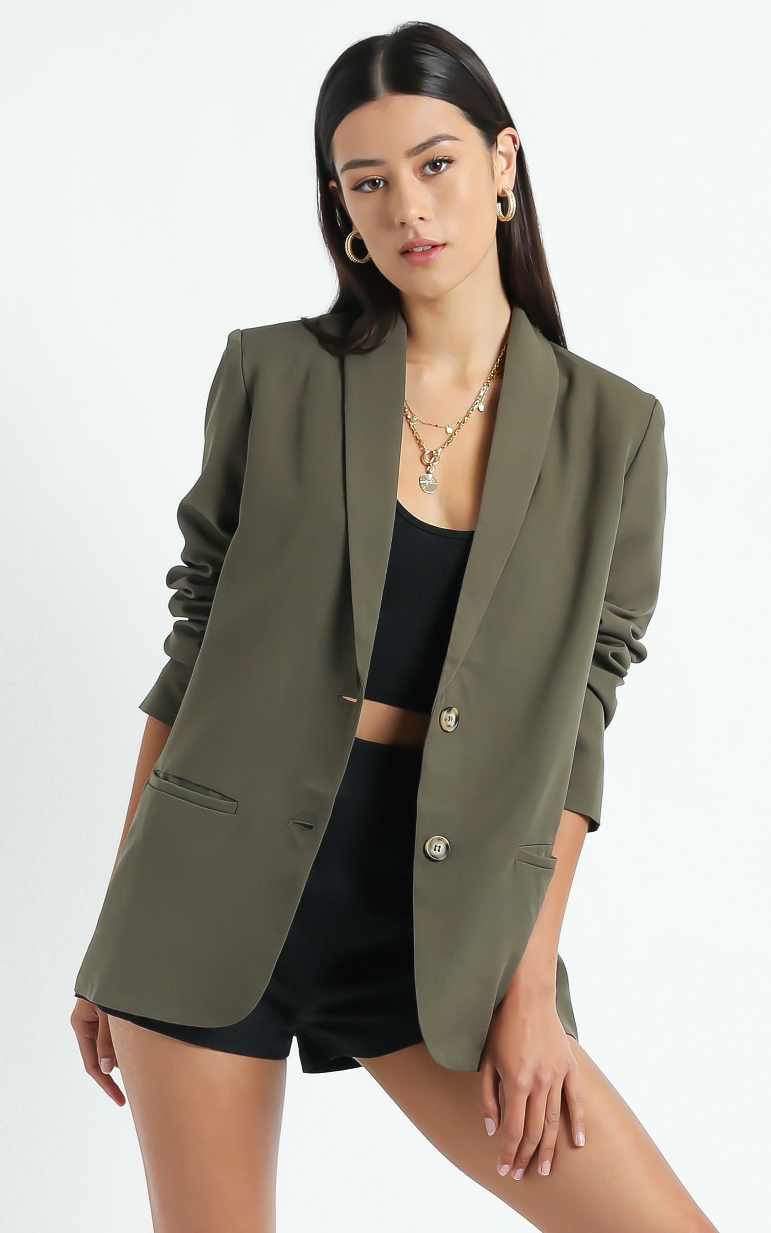 Miss Universe Blazer in Moss - 06, GRN2, hi-res image number null