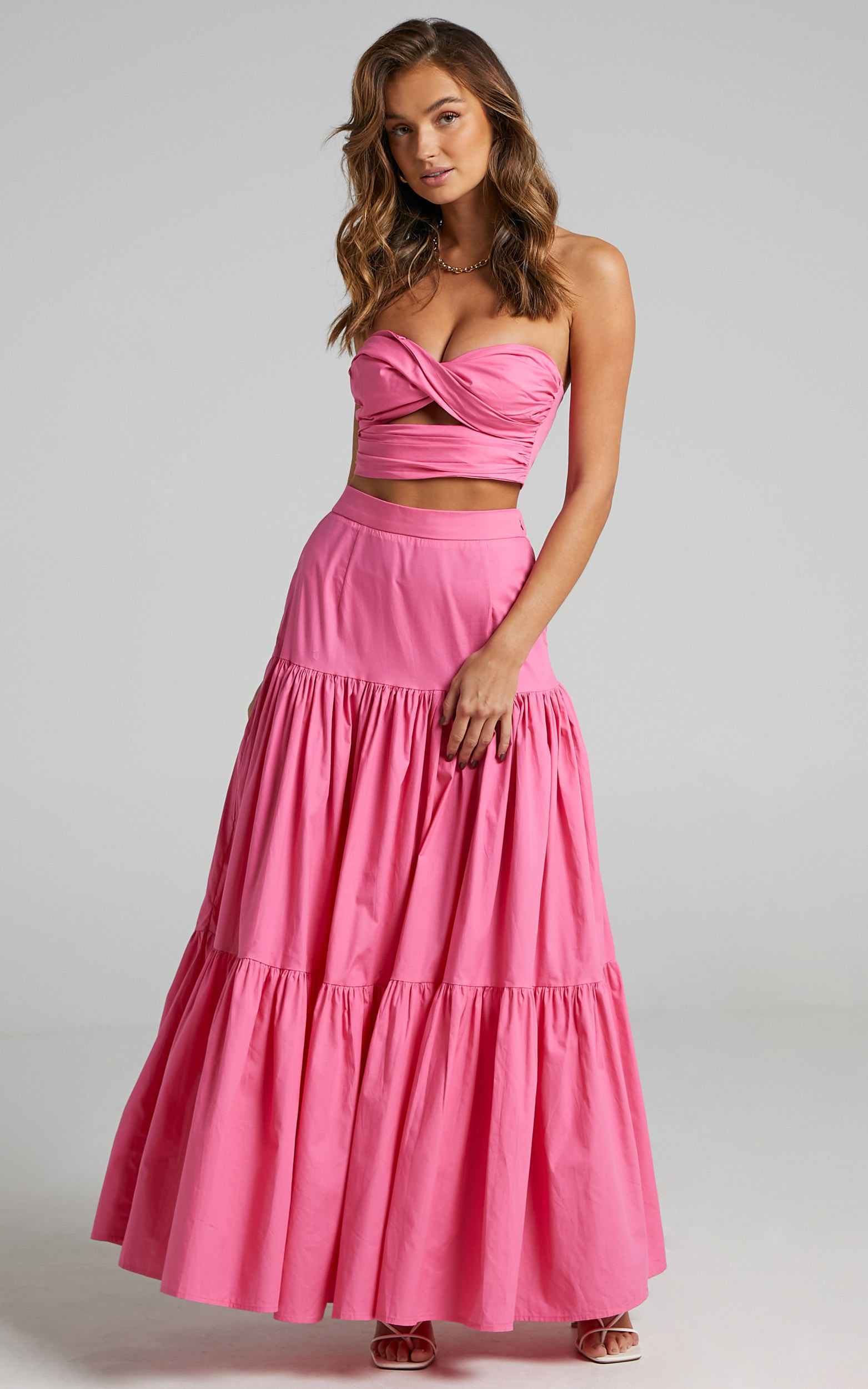 Runaway The Label - Ayla Maxi Skirt in Pink - L, PNK2, hi-res image number null