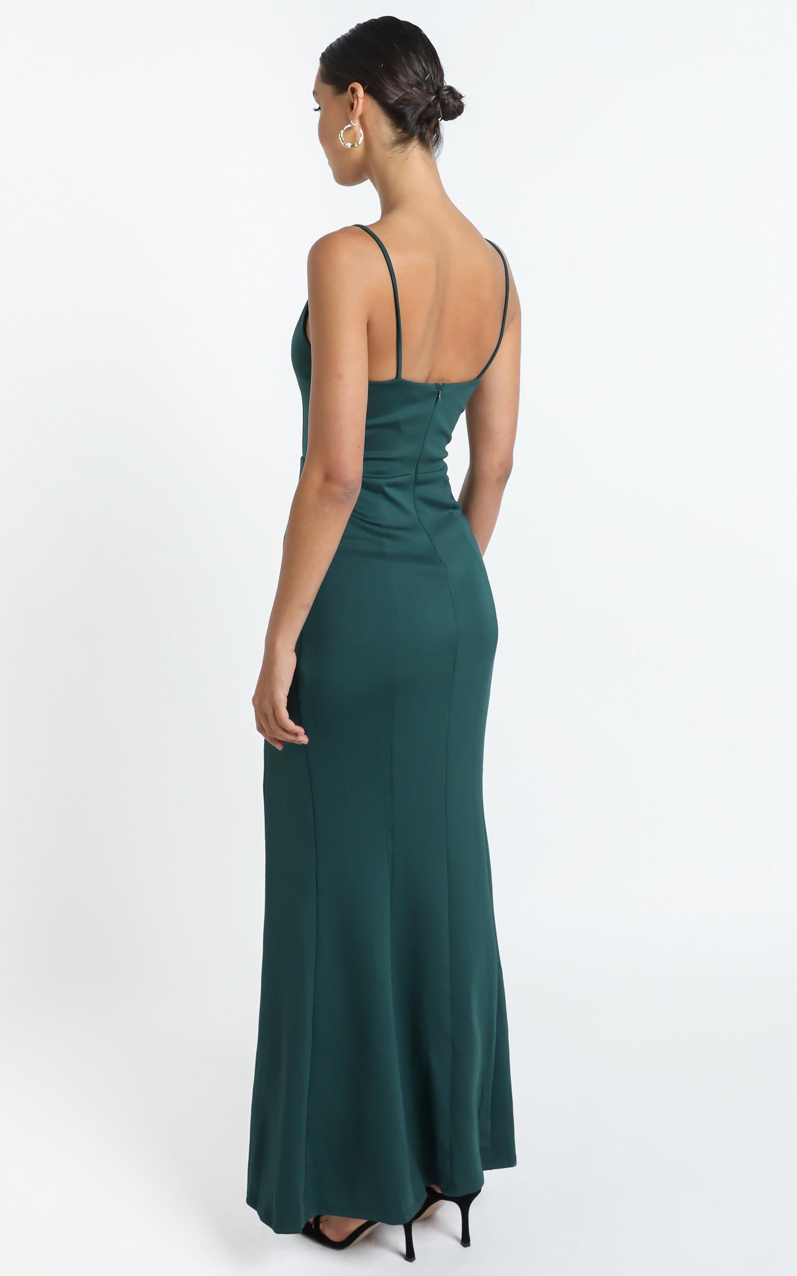 Dare To Dream Maxi Dress In Emerald | Showpo