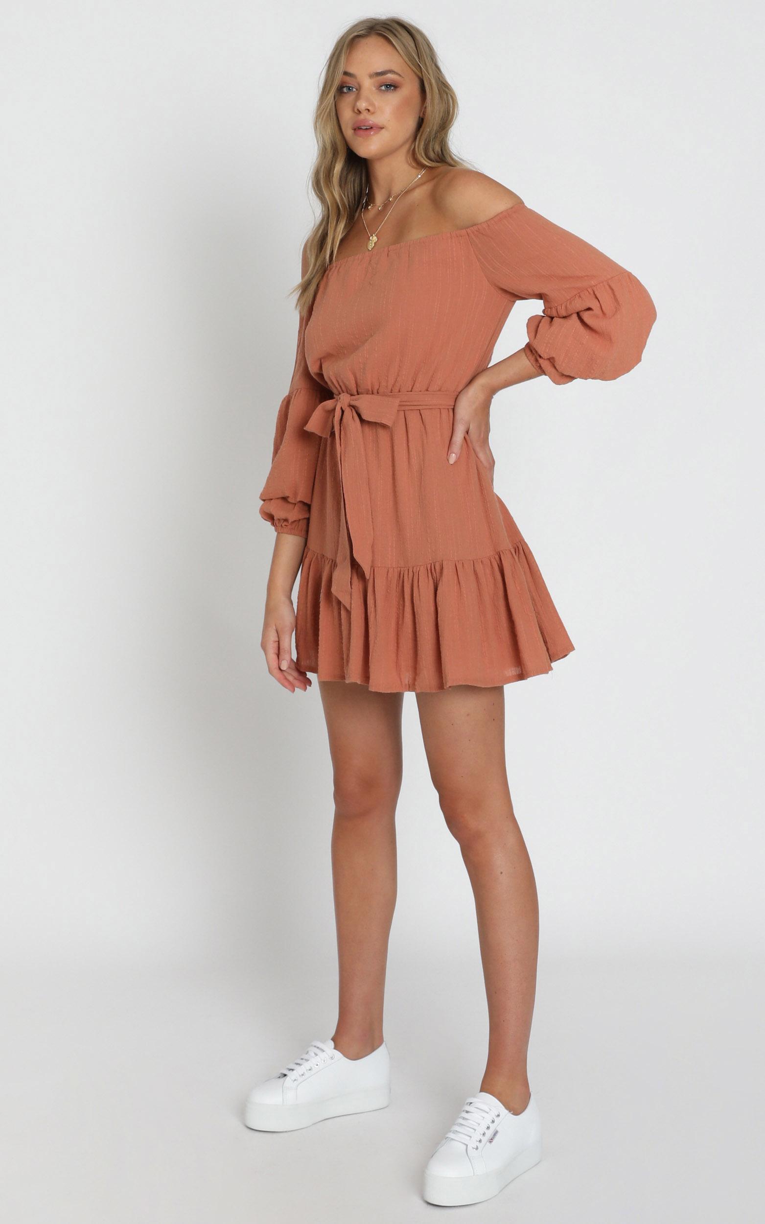 Getting It Right The First Time Off Shoulder Mini Dress in Pink - 04, PNK2, hi-res image number null