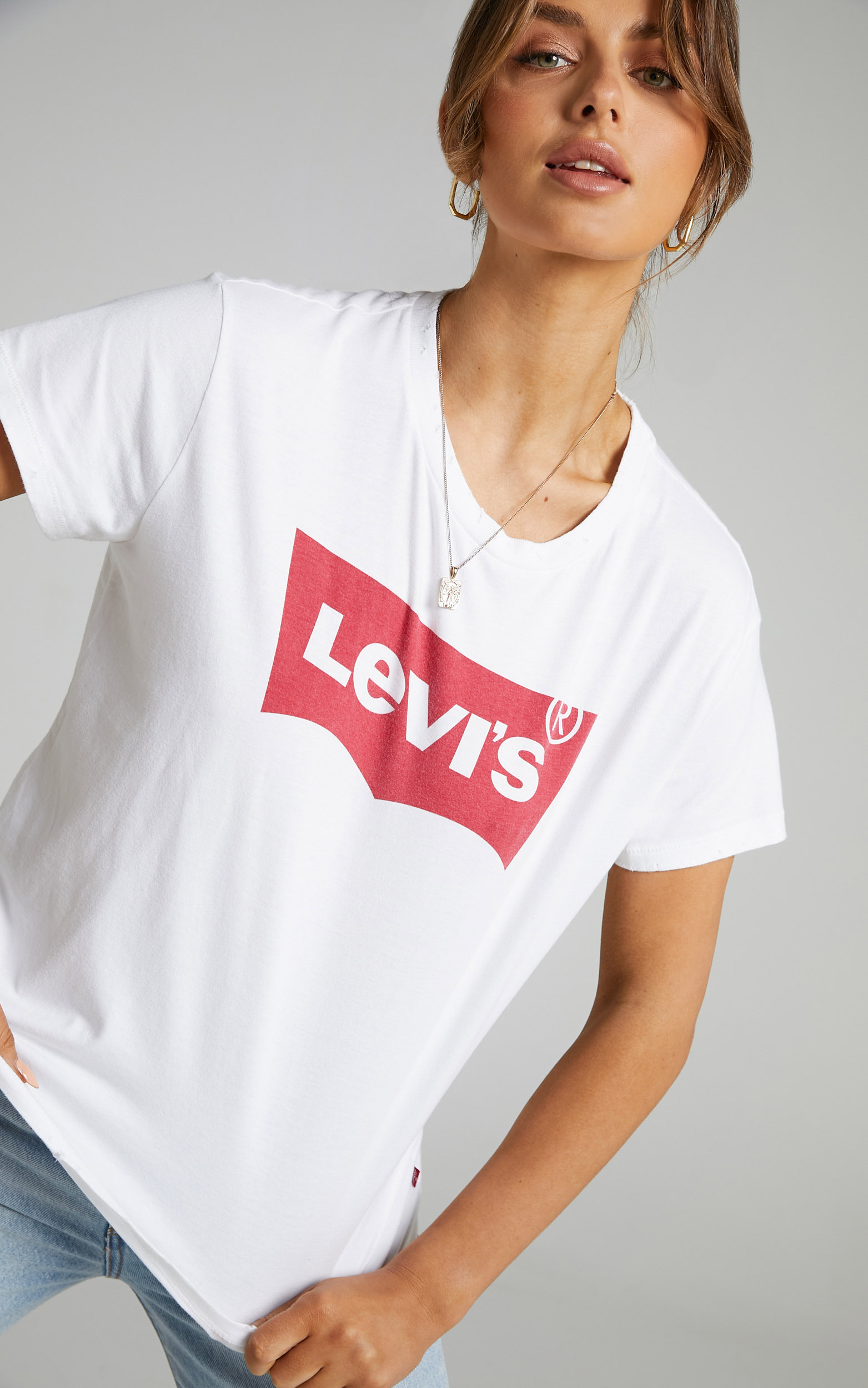 Levi's - Vintage Authentic Tee in Vintage White - L, WHT1, hi-res image number null