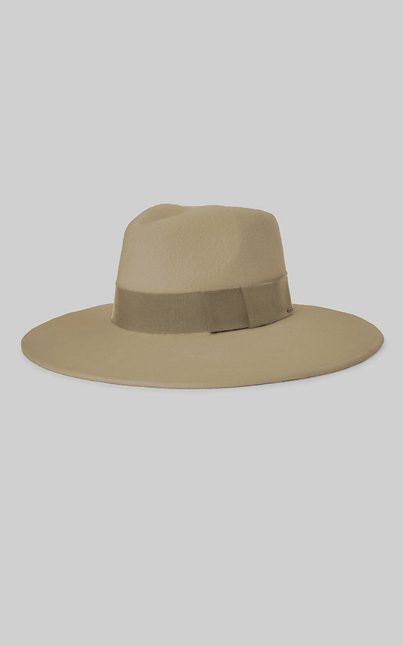 Brixton - Joanna Felt Hat in Light Khaki - M, GRN2, hi-res image number null