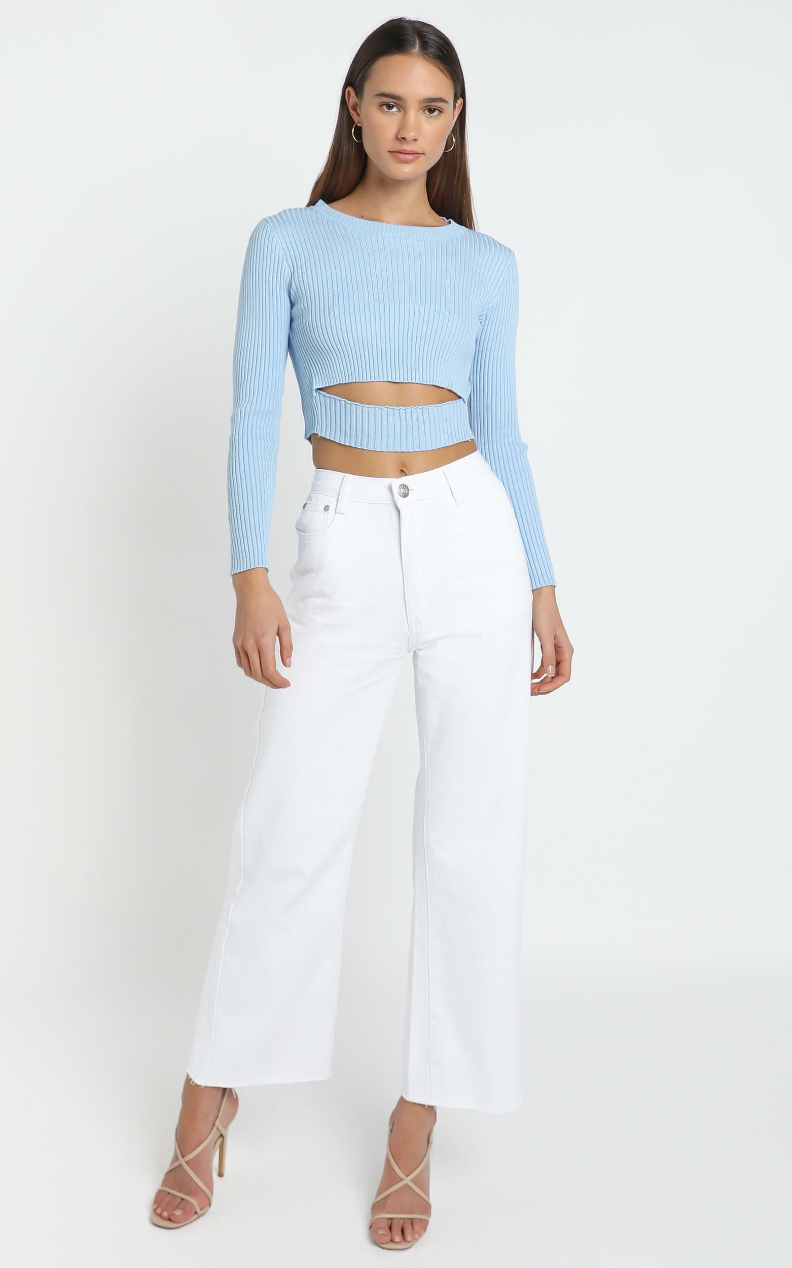 Pernille Top in Baby Blue - L, BLU1, hi-res image number null