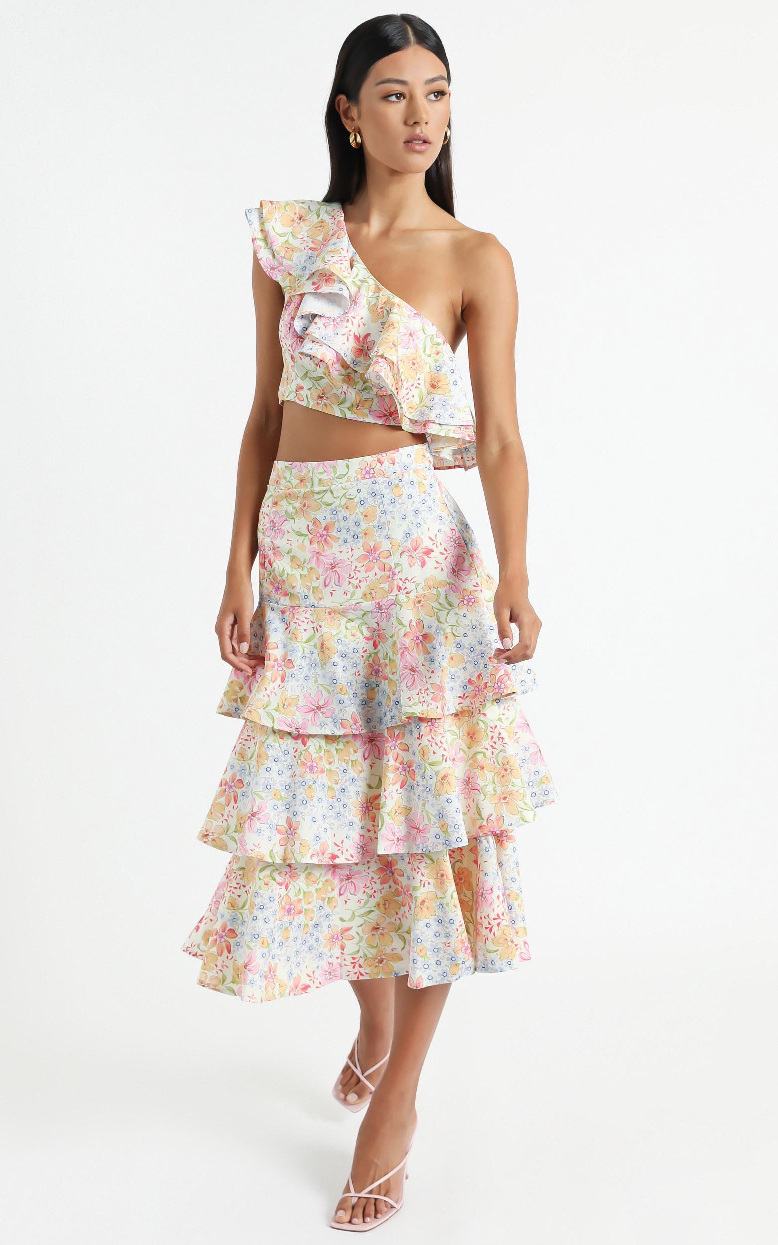 Provence Skirt in Multi Floral - 06, MLT1, hi-res image number null