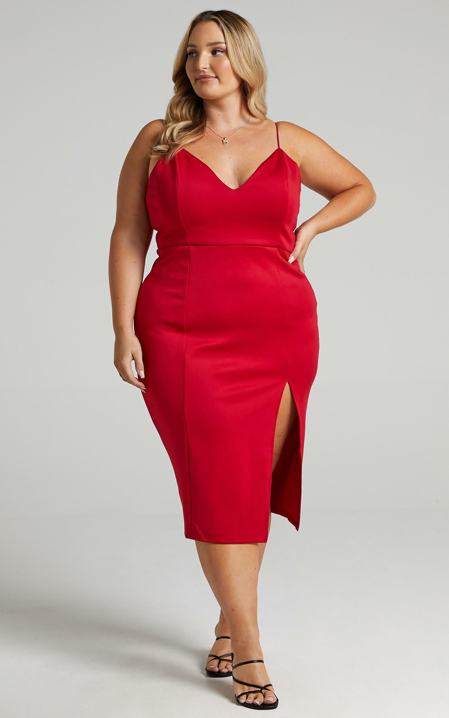 Big Ideas Midi Dress in Red - 04, RED4, hi-res image number null