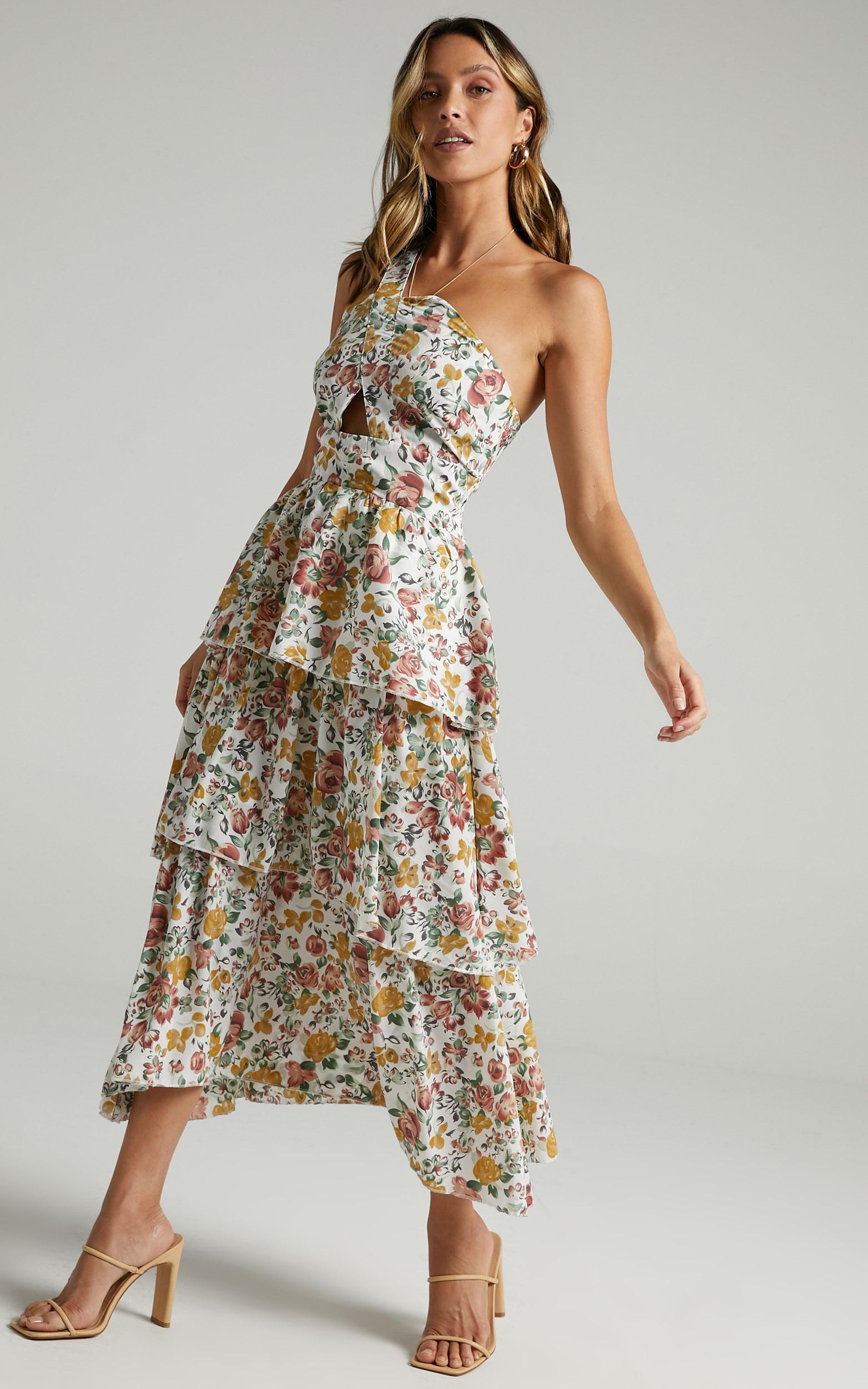 Caro Dress in Multi Floral - 06, MLT1, hi-res image number null