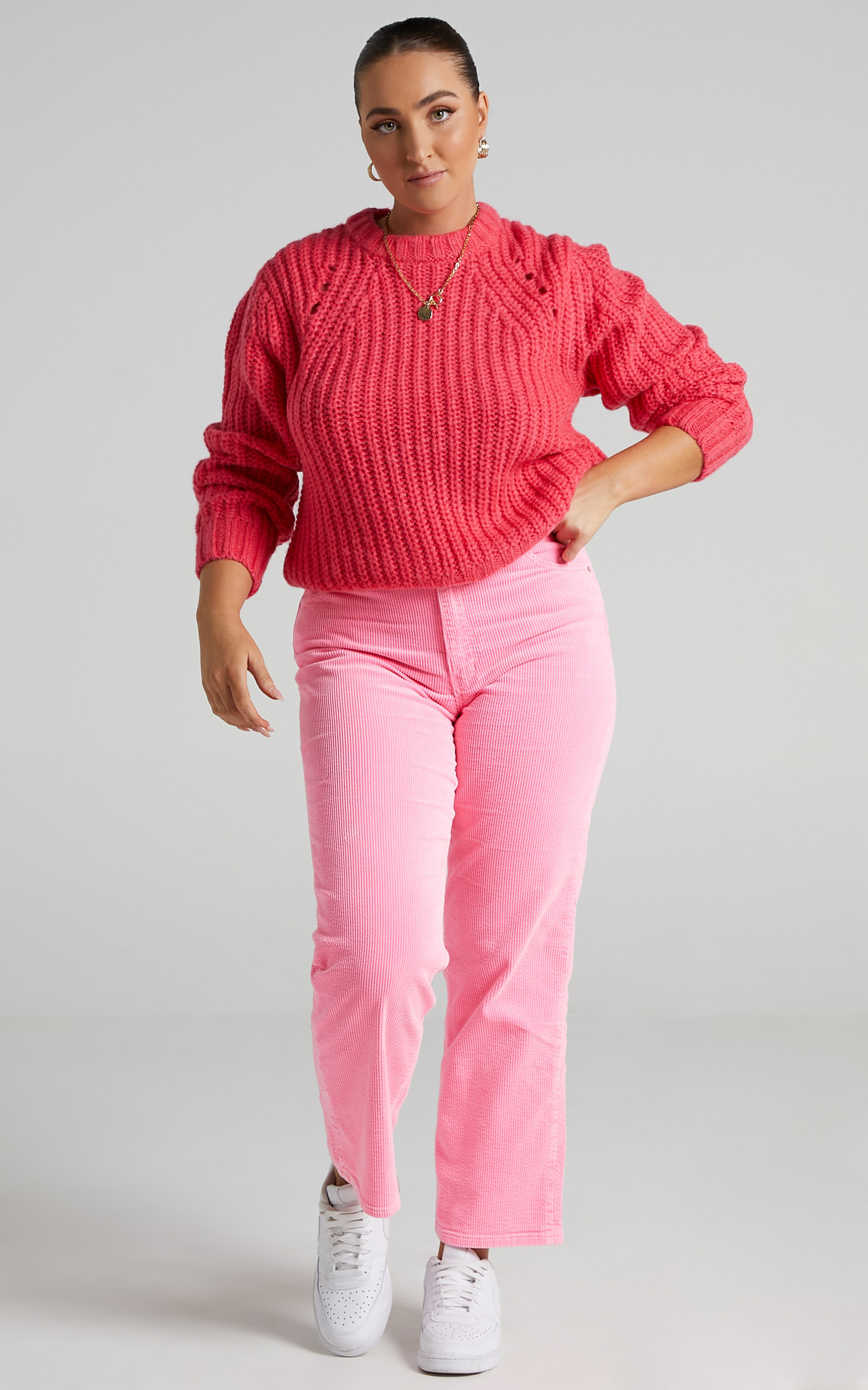 Rolla's - Captain Sweater in Pink Cordial - 06, PNK1, hi-res image number null