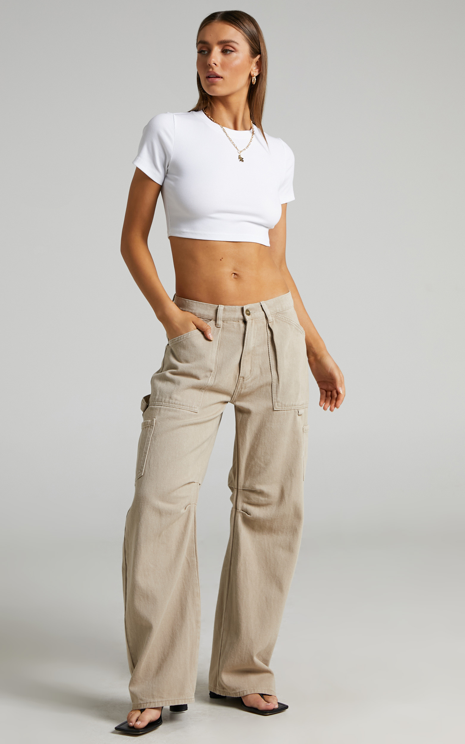 Lioness - Miami Vice Pants in Beige - L, BRN2, hi-res image number null