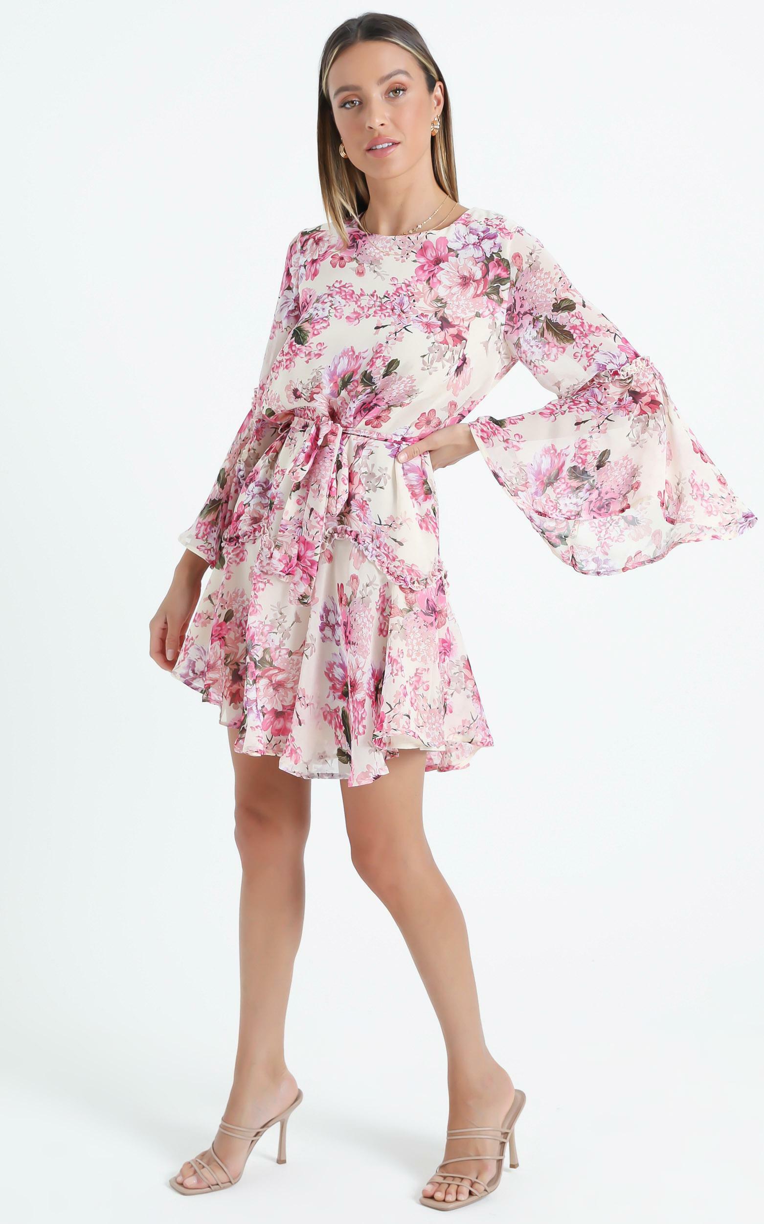 So Whats Next Dress in Pink Floral - 06, PNK1, hi-res image number null