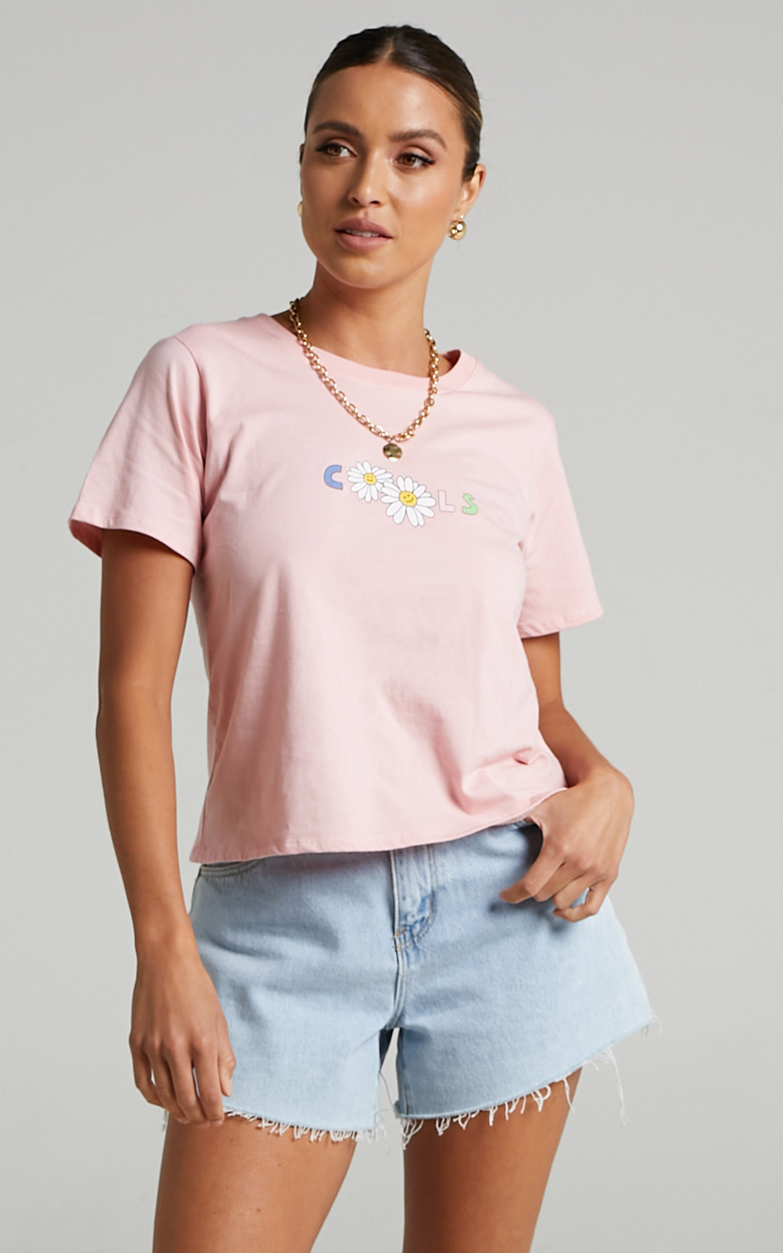 Cools Club - Daisy Club Tee in Pink - 06, PNK1, hi-res image number null