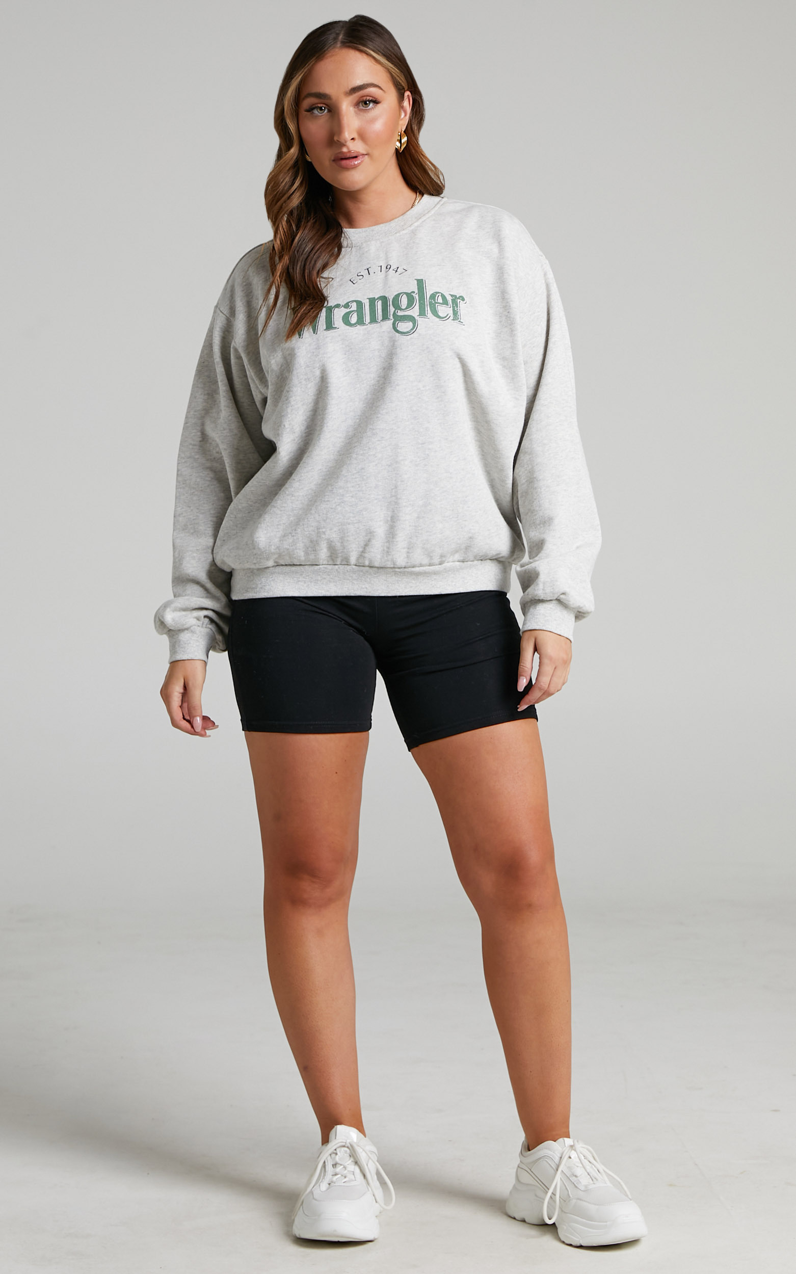 Wrangler - The Reaction Sweat in Light Grey Marle - 06, GRY1, hi-res image number null