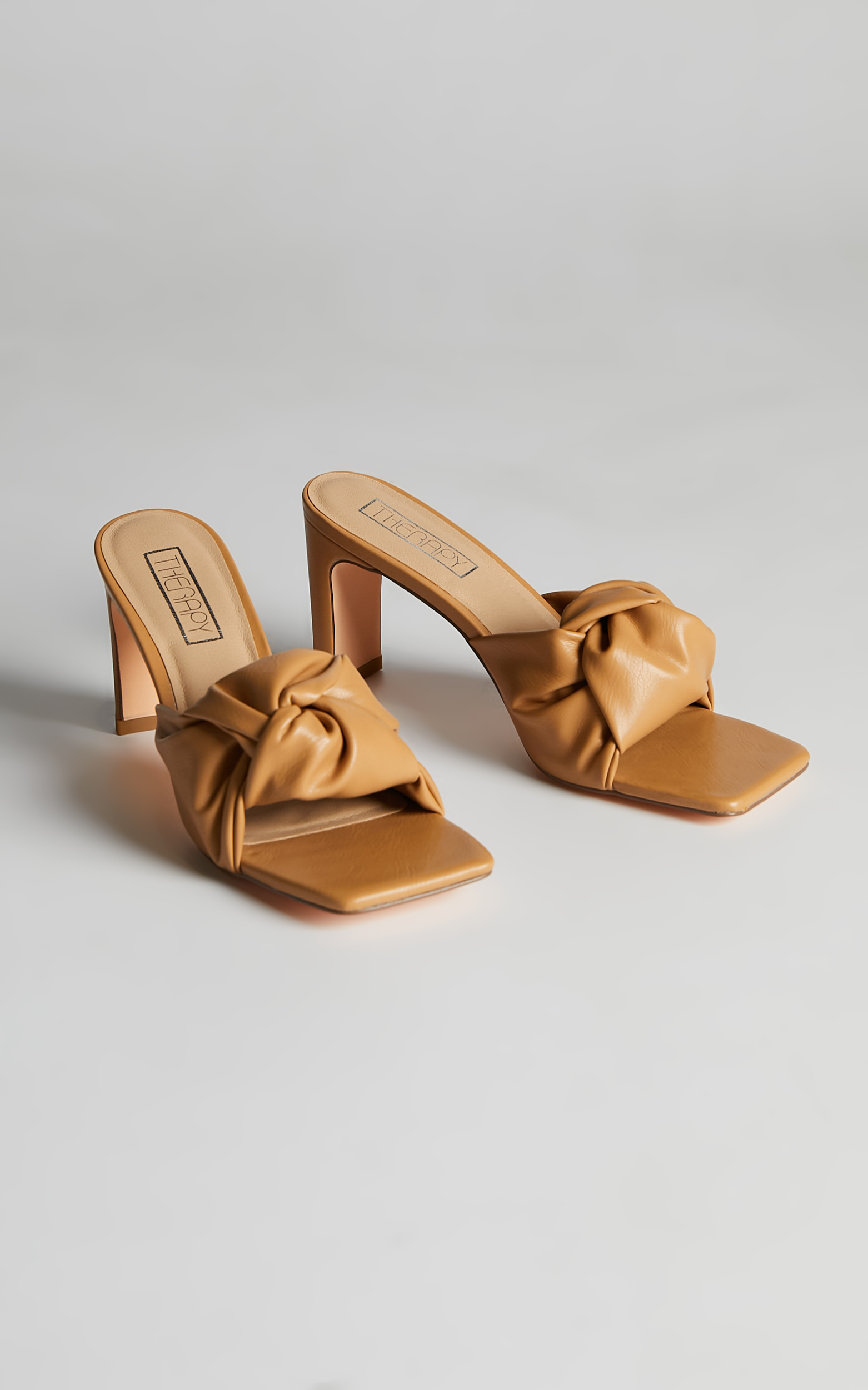 Therapy - Bloom Heels in CARAMEL - 05, BRN1, hi-res image number null