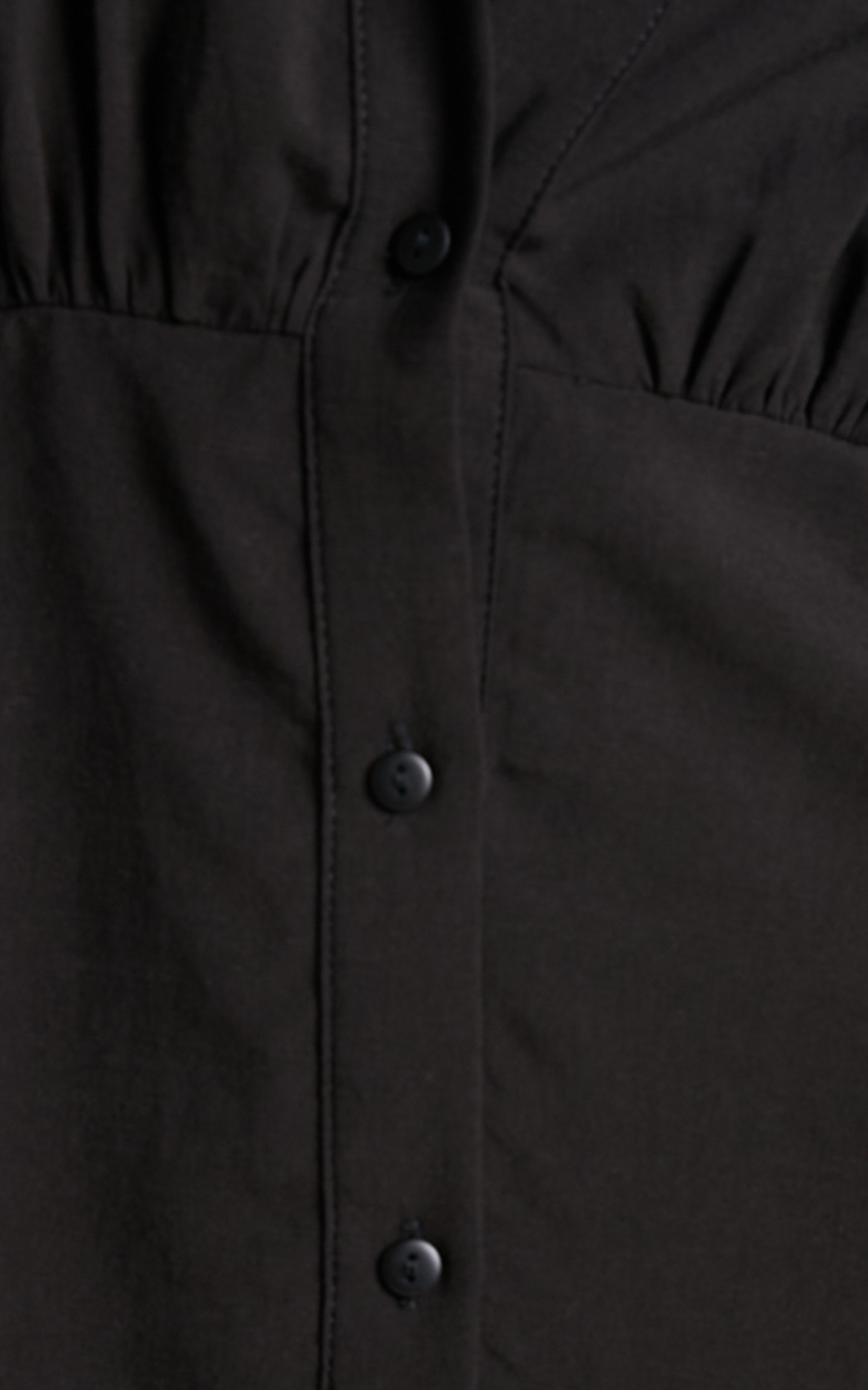 Norie Mini Dress - Button Up Long Sleeve Shirt Dress in Black | Showpo USA