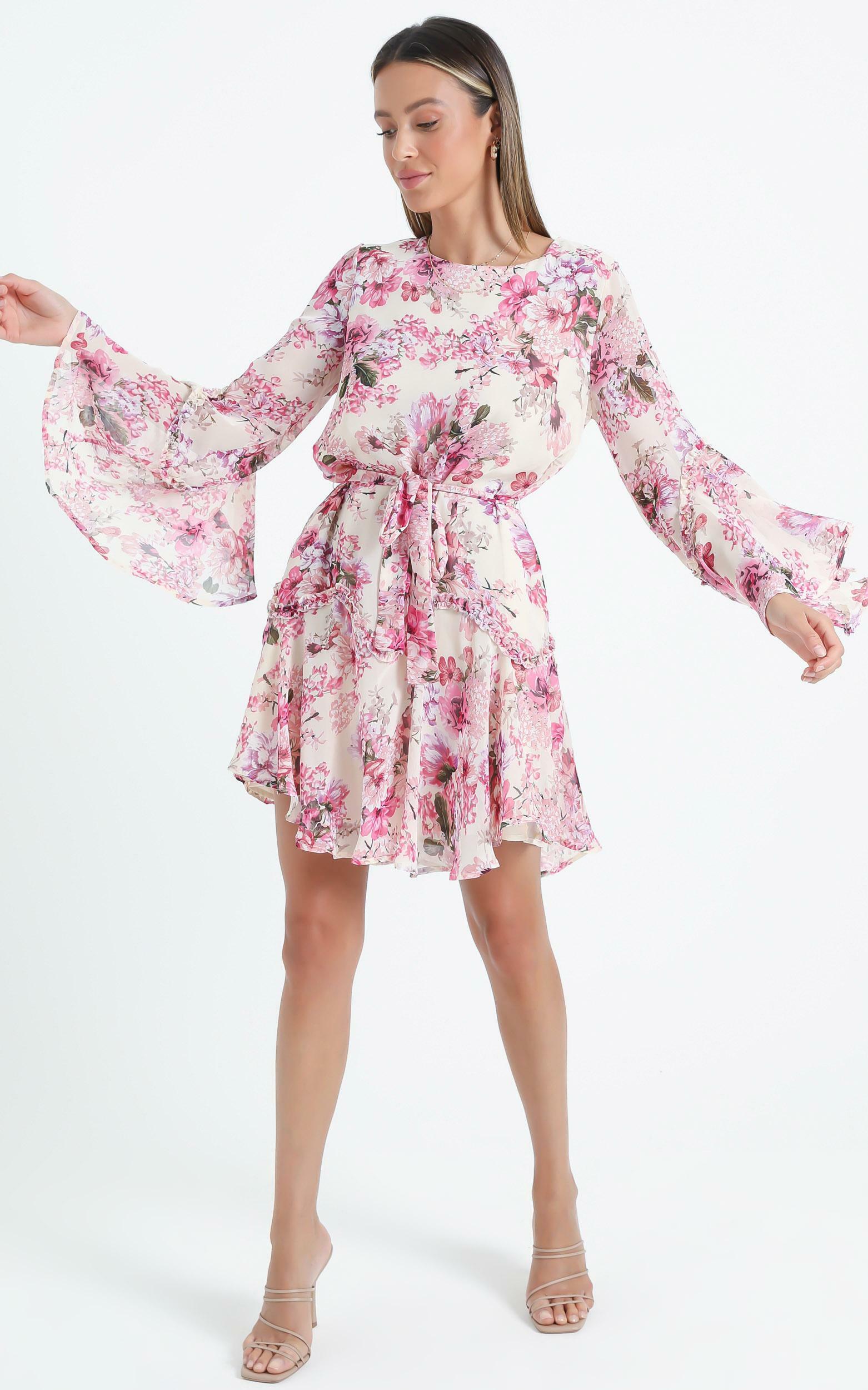 So Whats Next Dress in Pink Floral - 06, PNK1, hi-res image number null