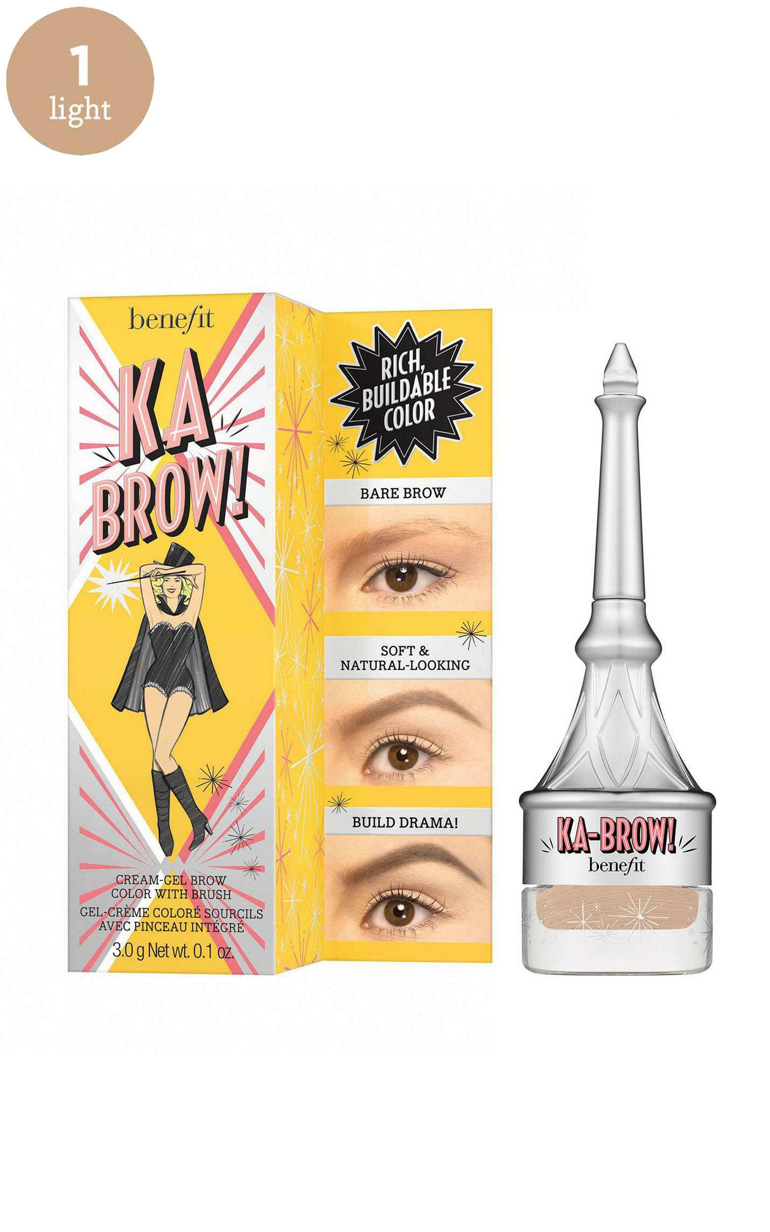 Benefit Cosmetics - Ka-BROW! Eyebrow Cream-Gel Colour in 1 - Cool Light Blonde, BRN1, hi-res image number null