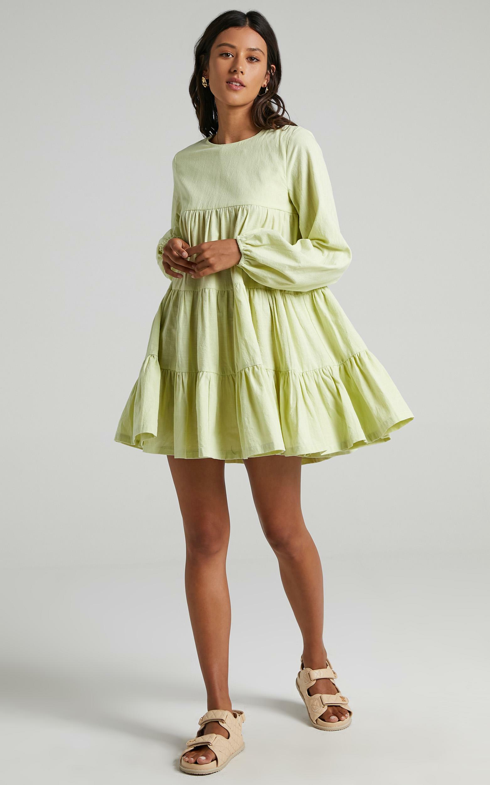 Toulouse Dress in Citrus Green - 06, GRN2, hi-res image number null