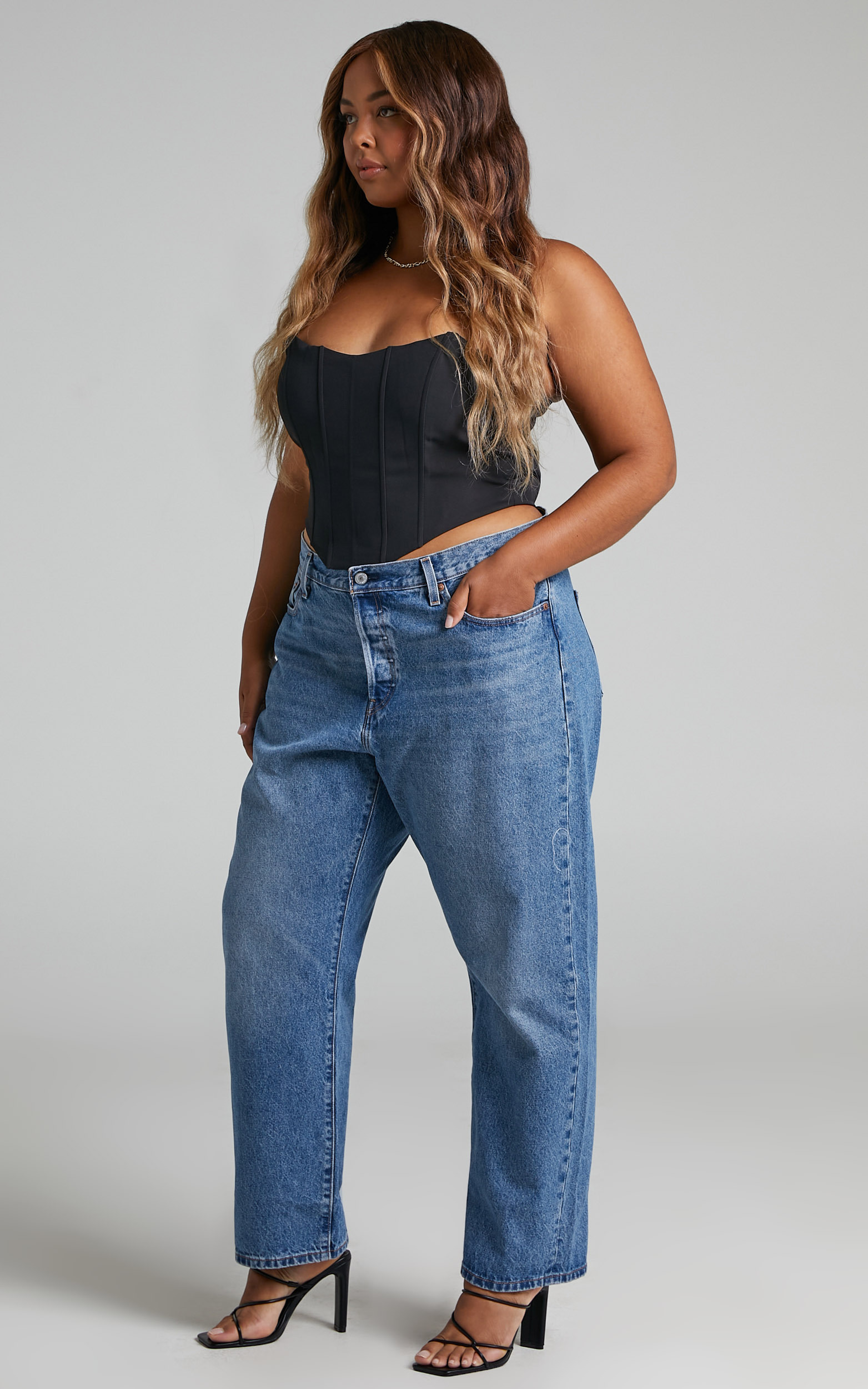 Levi's Curve - 90s 501 Jeans in Drew me in - 16, BLU1, hi-res image number null