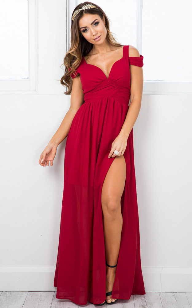 Stand Close dress in red - 6 (XS), Red, hi-res image number null