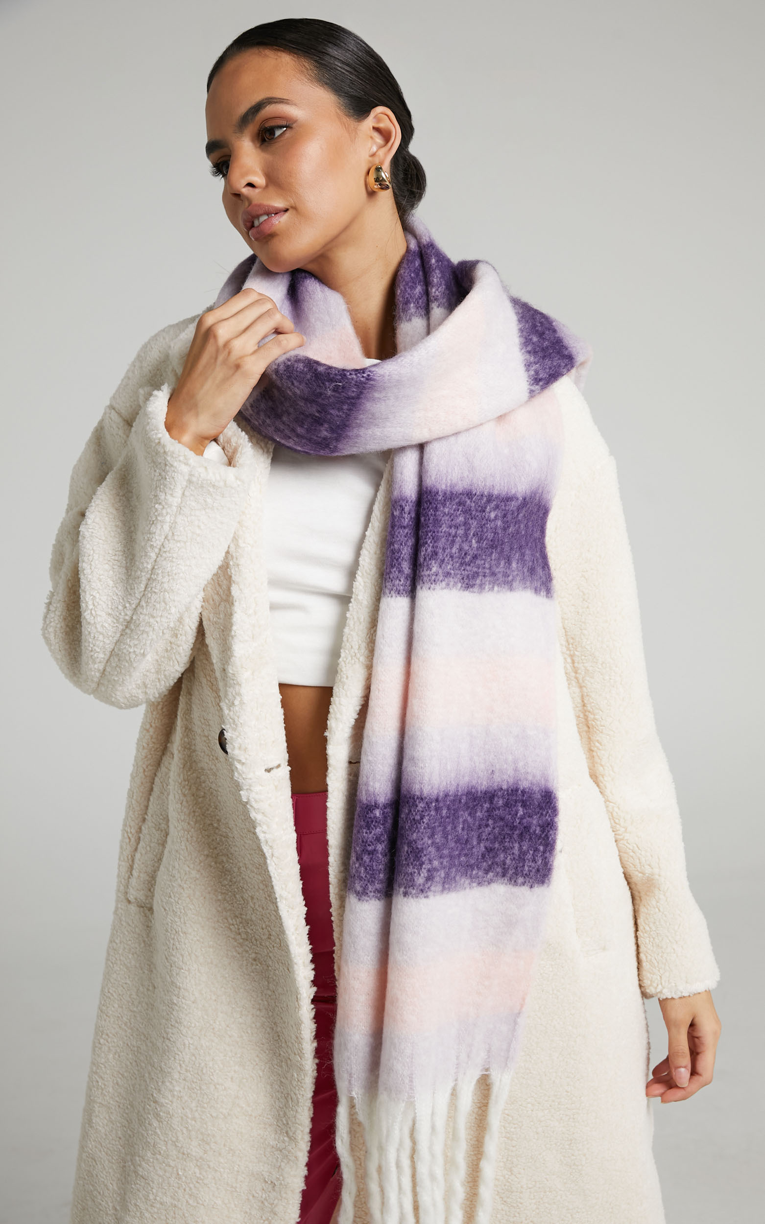 Maylwin Scarf in Purple - NoSize, PRP1, hi-res image number null