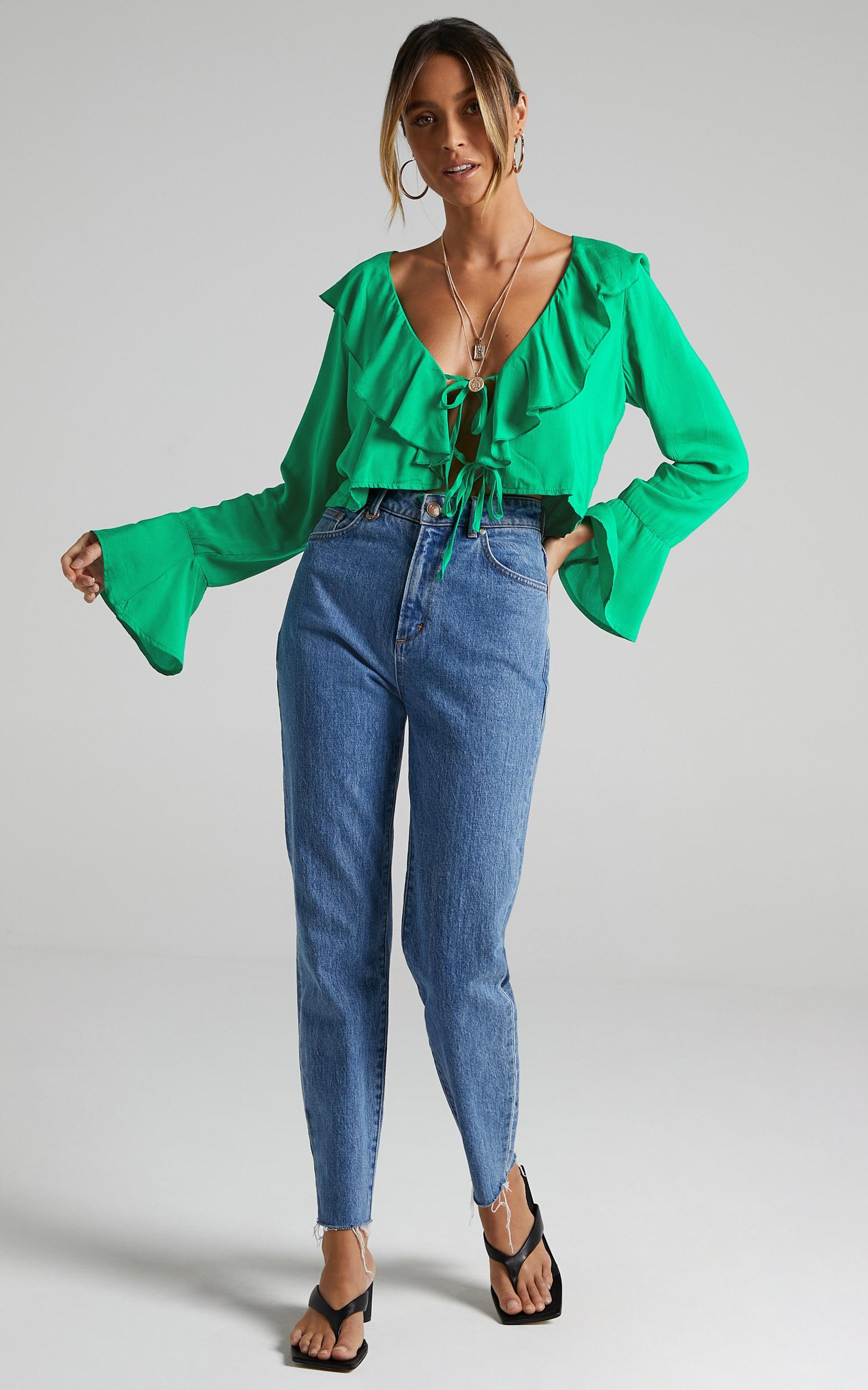 Rumina Top in Green - 06, GRN3, hi-res image number null