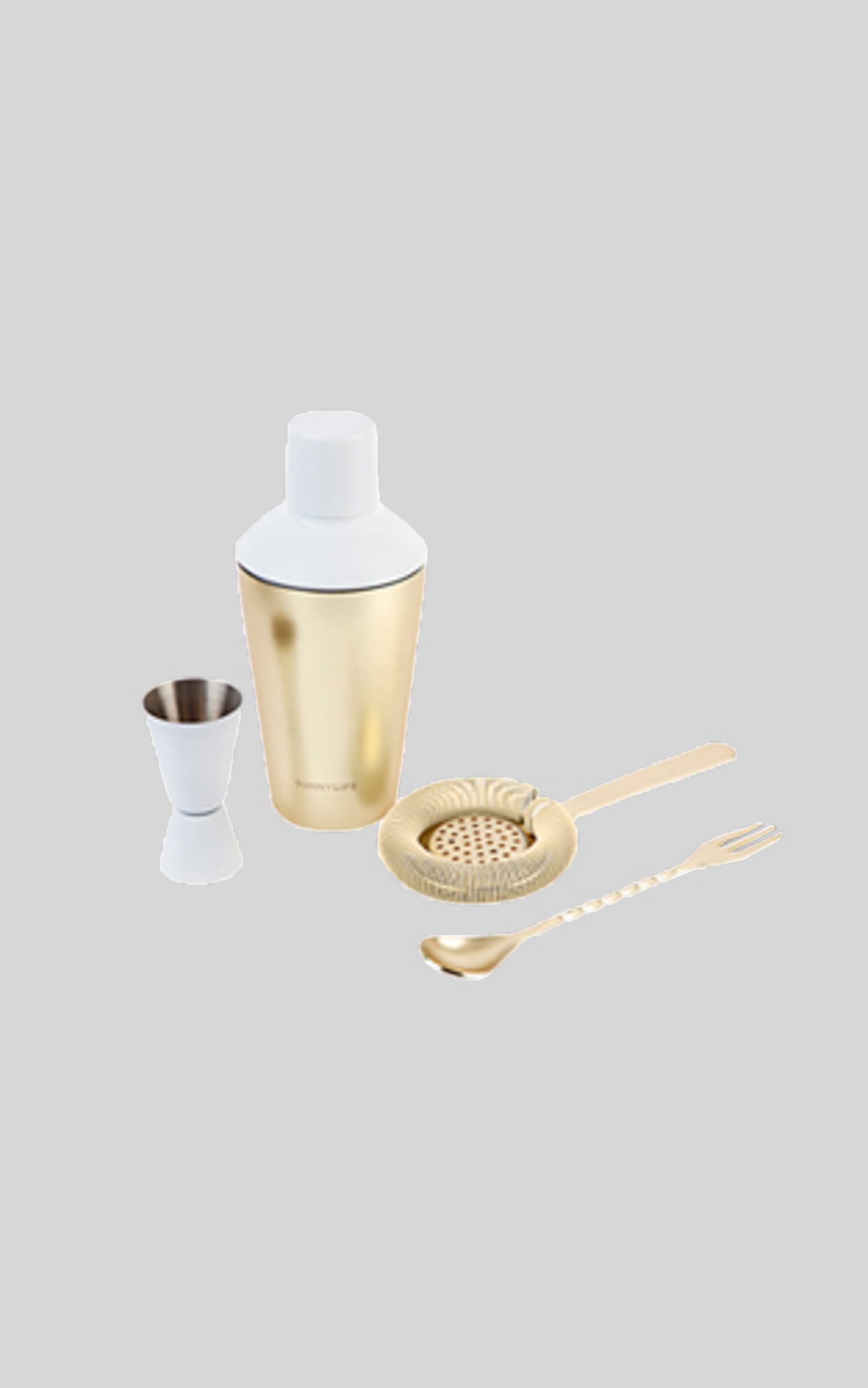 Sunnylife - Luxe Bar Set in White & Gold - NoSize, GLD1, hi-res image number null