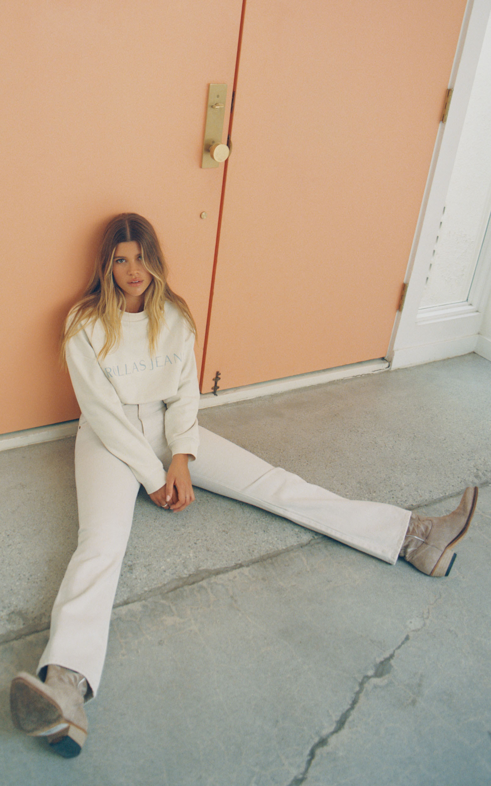 Rolla's x Sofia Richie - Editorial Slouch Sweater in Salt - 06, WHT1, hi-res image number null