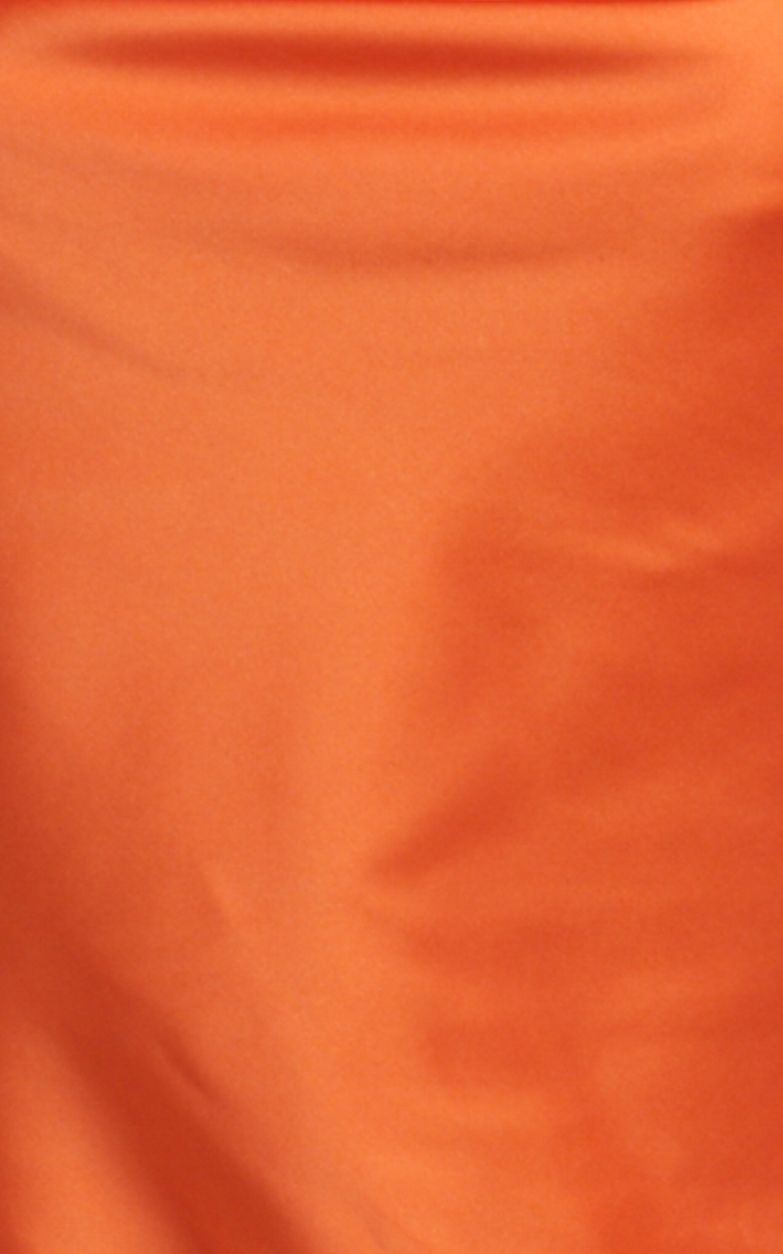 Faunia Straight Line Cowl Neck Top in Orange | Showpo