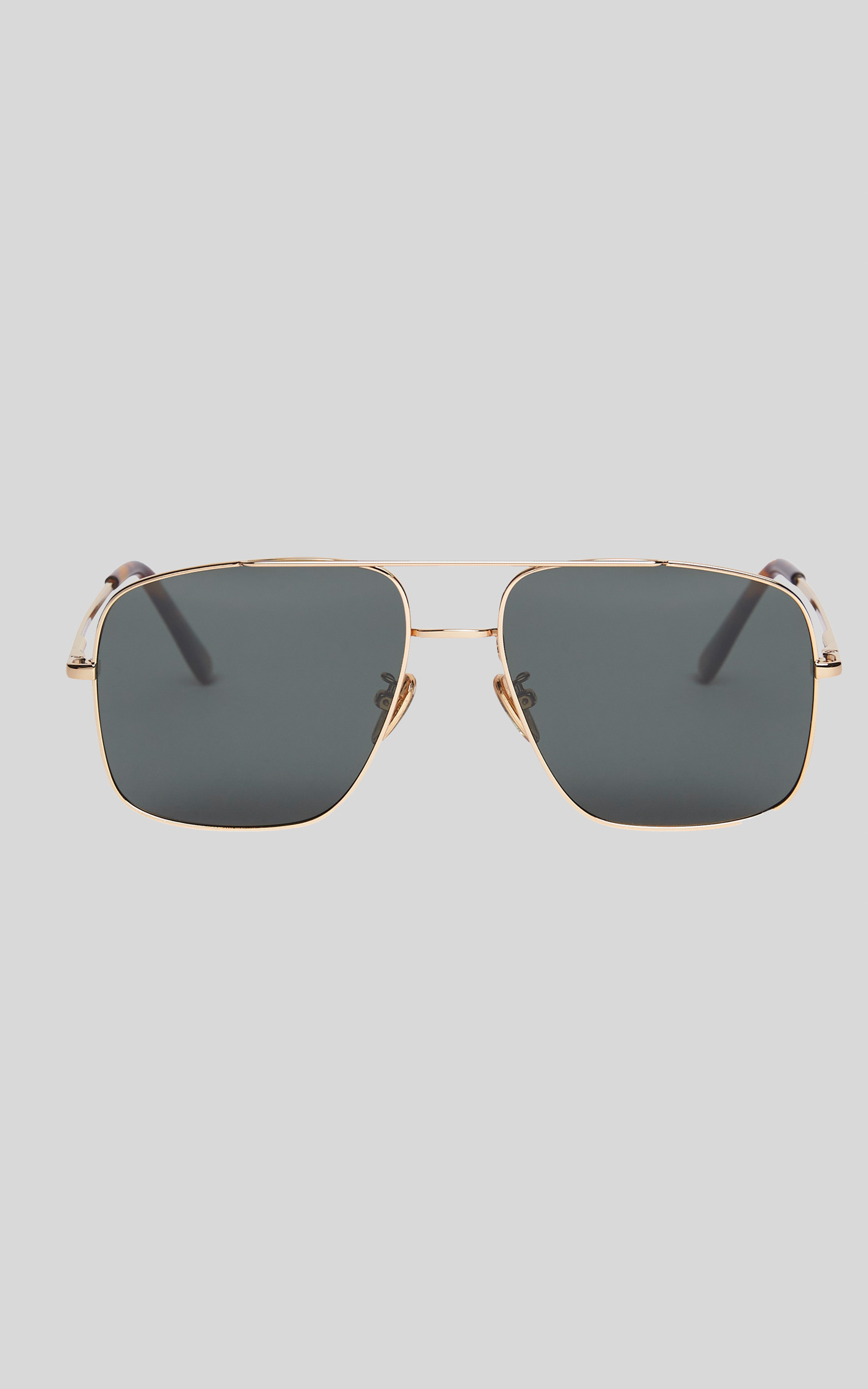 Banbe Eyewear - The Maxwell in Gold Dark Green - NoSize, GRN2, hi-res image number null