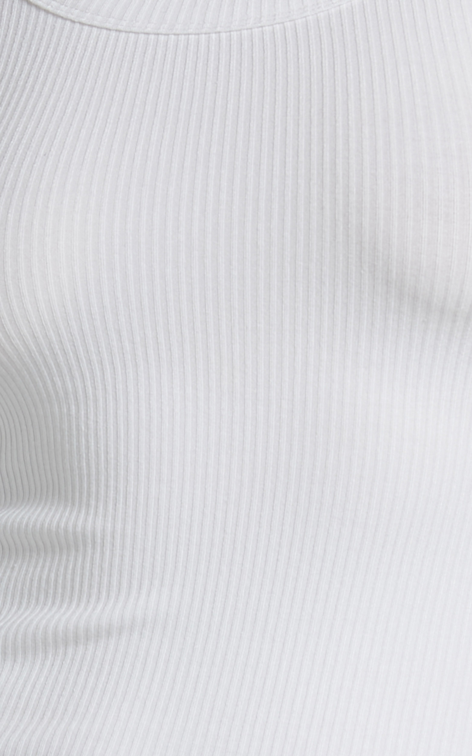 Krysta Top - Long Sleeve Scoop Neck in White | Showpo USA