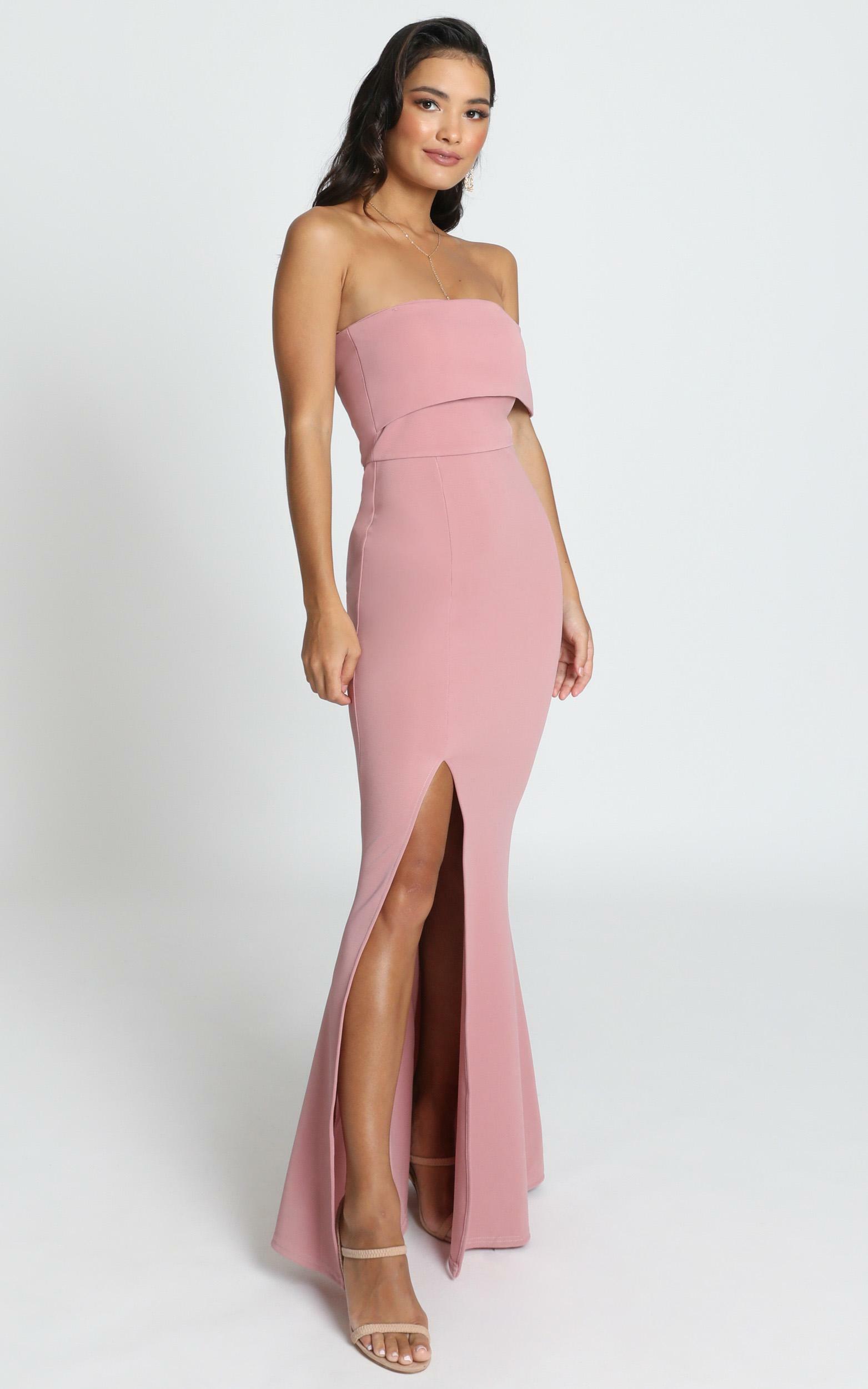 Glamour Girl Maxi Dress in Dusty Rose - 20, PNK3, hi-res image number null