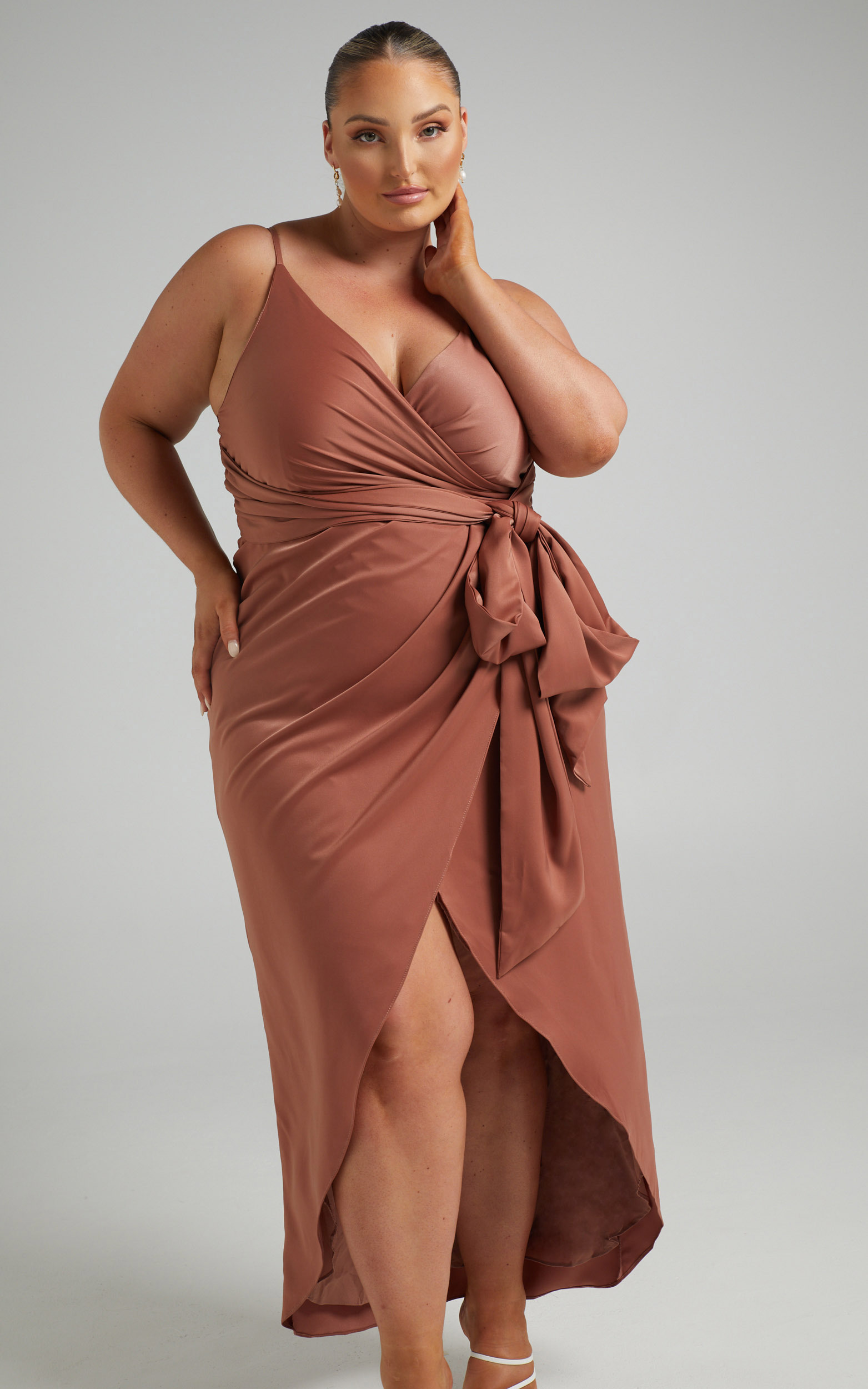How Will I Know Dress in Dusty Rose - 14, PNK1, hi-res image number null