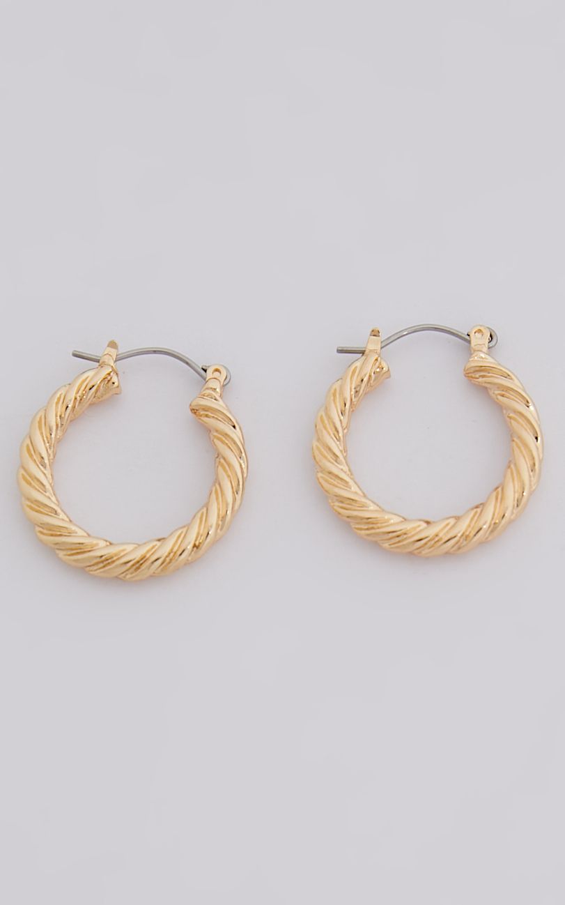 Florah Hoop Earrings in Gold - NoSize, GLD1, hi-res image number null