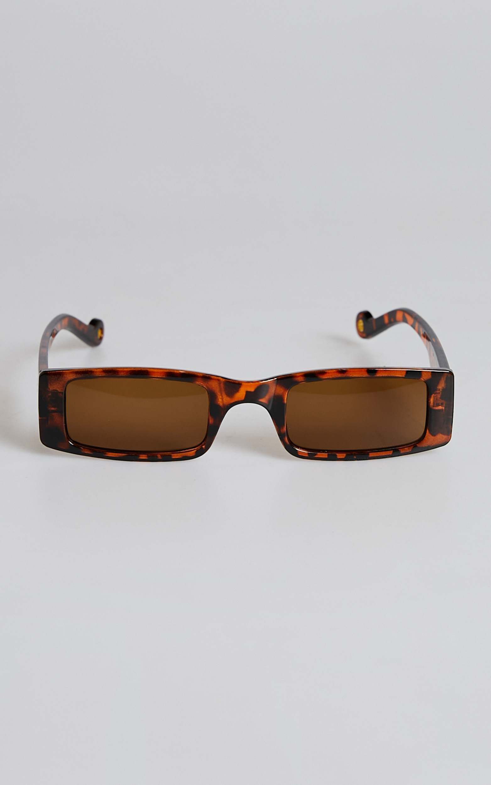 Jorgelina Rectangle Sunglasses in Tortoiseshell - NoSize, NEU2, hi-res image number null