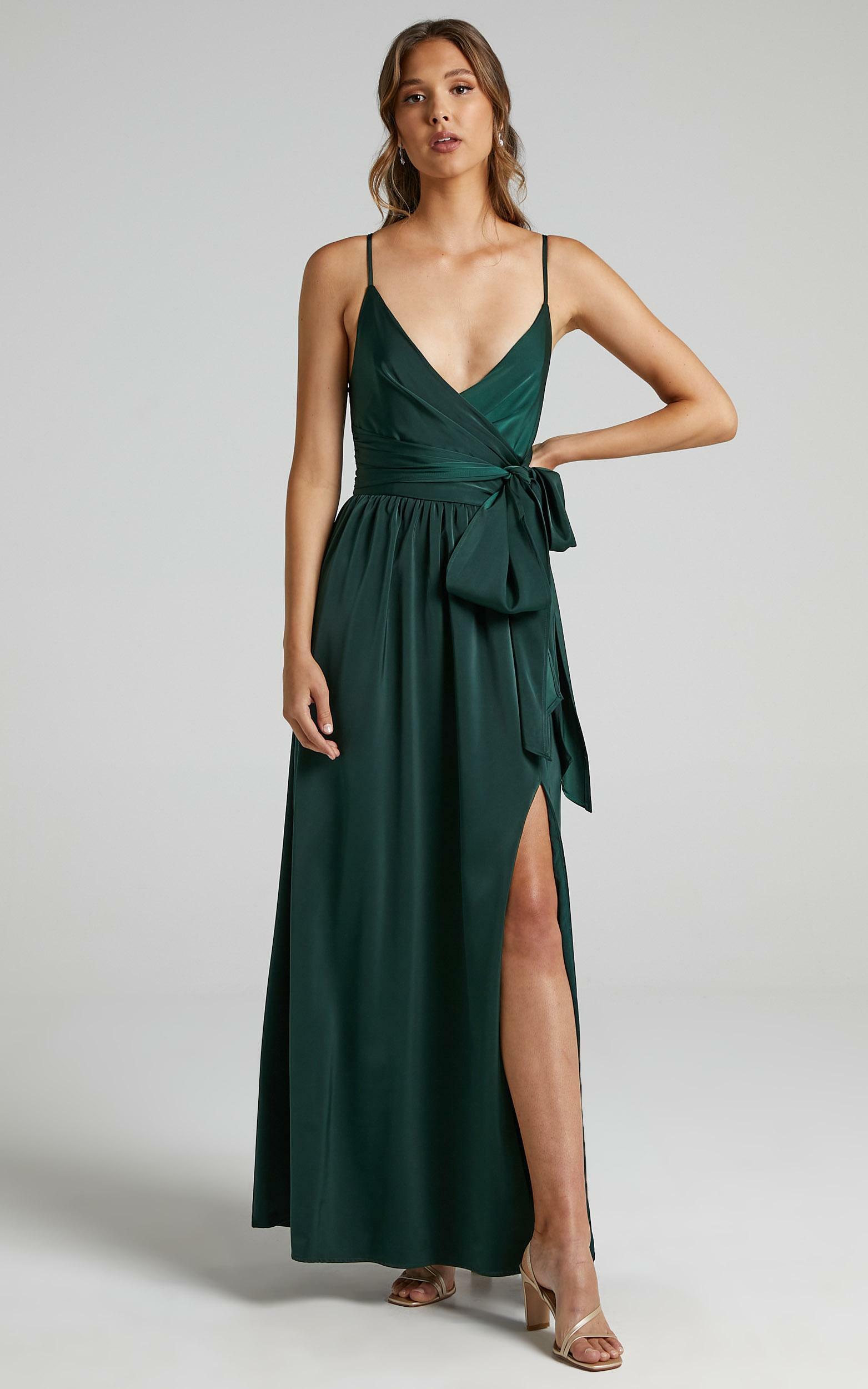 Revolve Around Me Dress in Emerald | Showpo