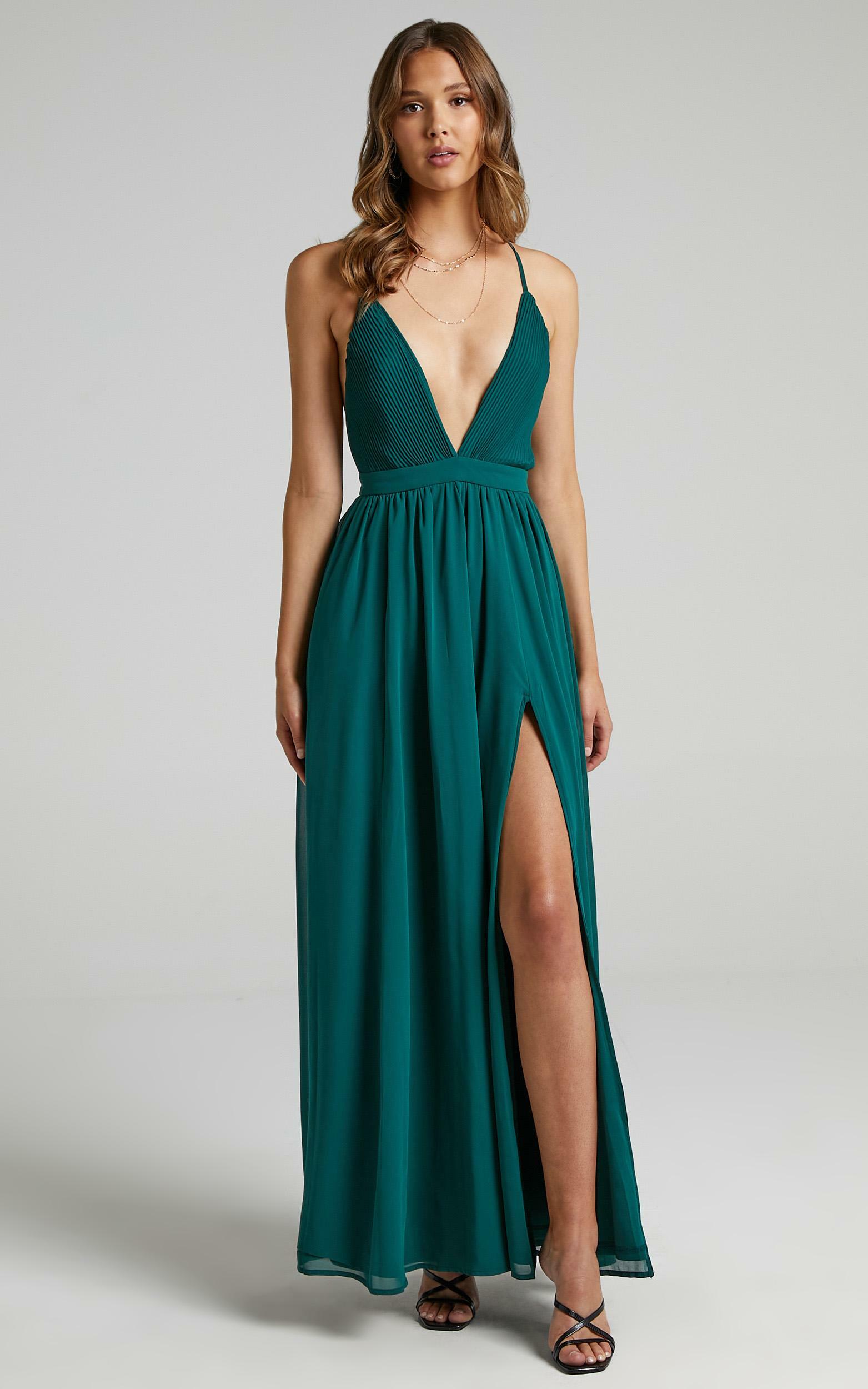 Shes A Delight Maxi Dress in Emerald - 06, GRN2, hi-res image number null