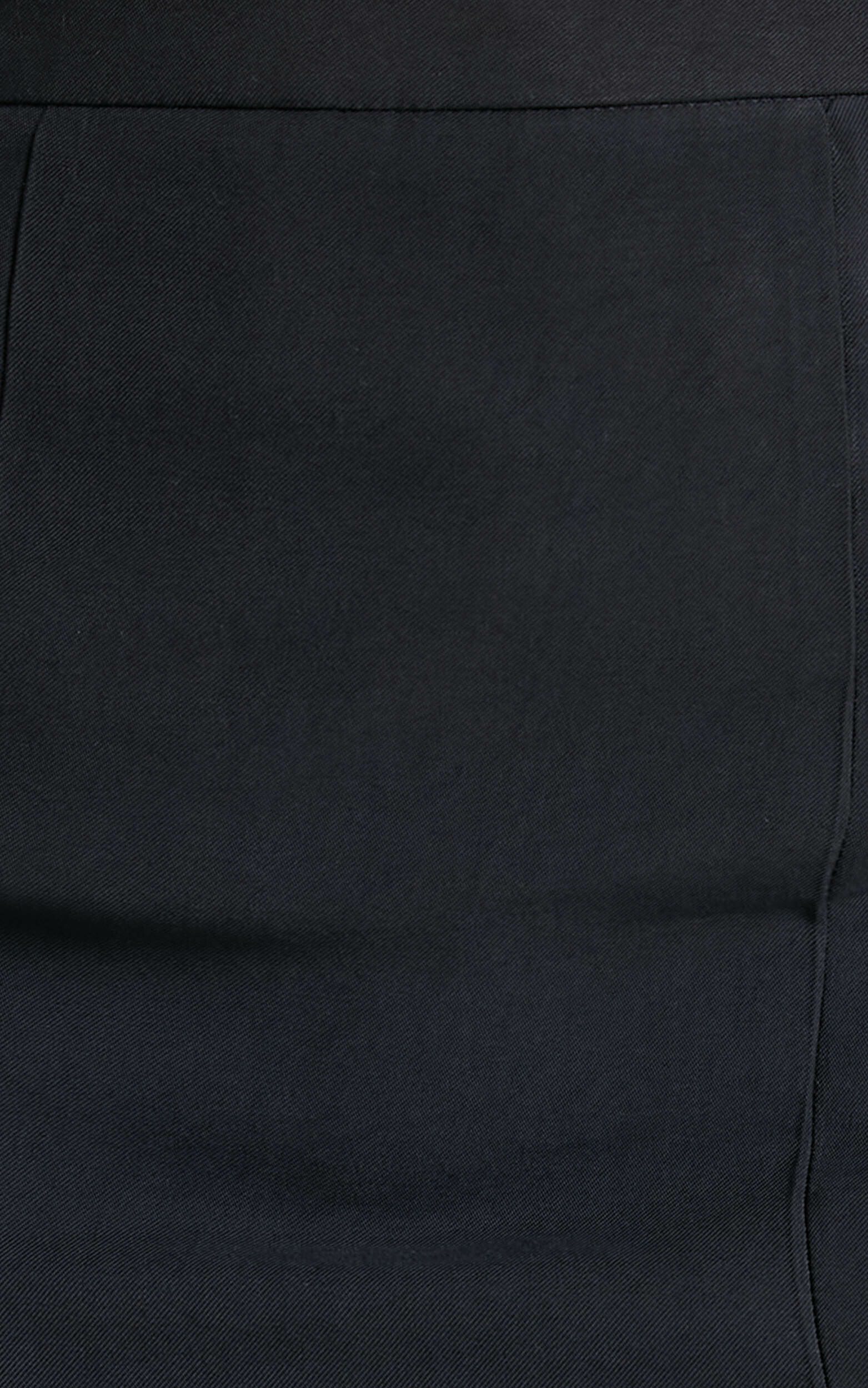 Ginna Front Slit Midi Pencil Skirt in Black | Showpo