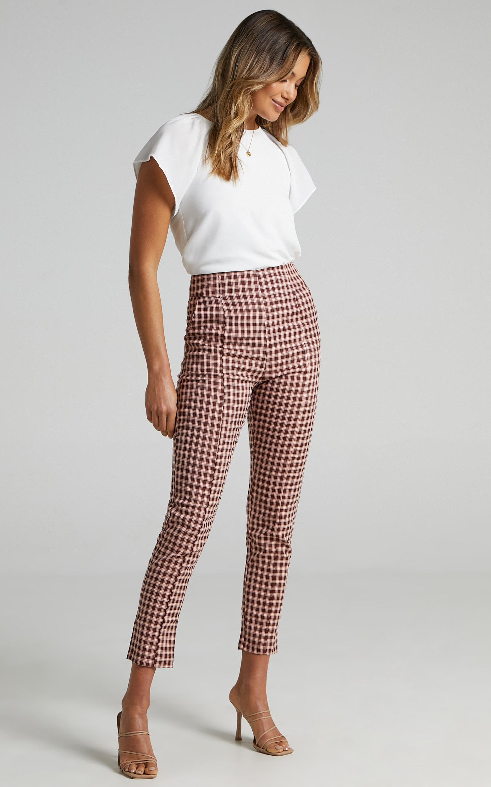 Otis Pants in Red Check - 12 (L), RED1, hi-res image number null