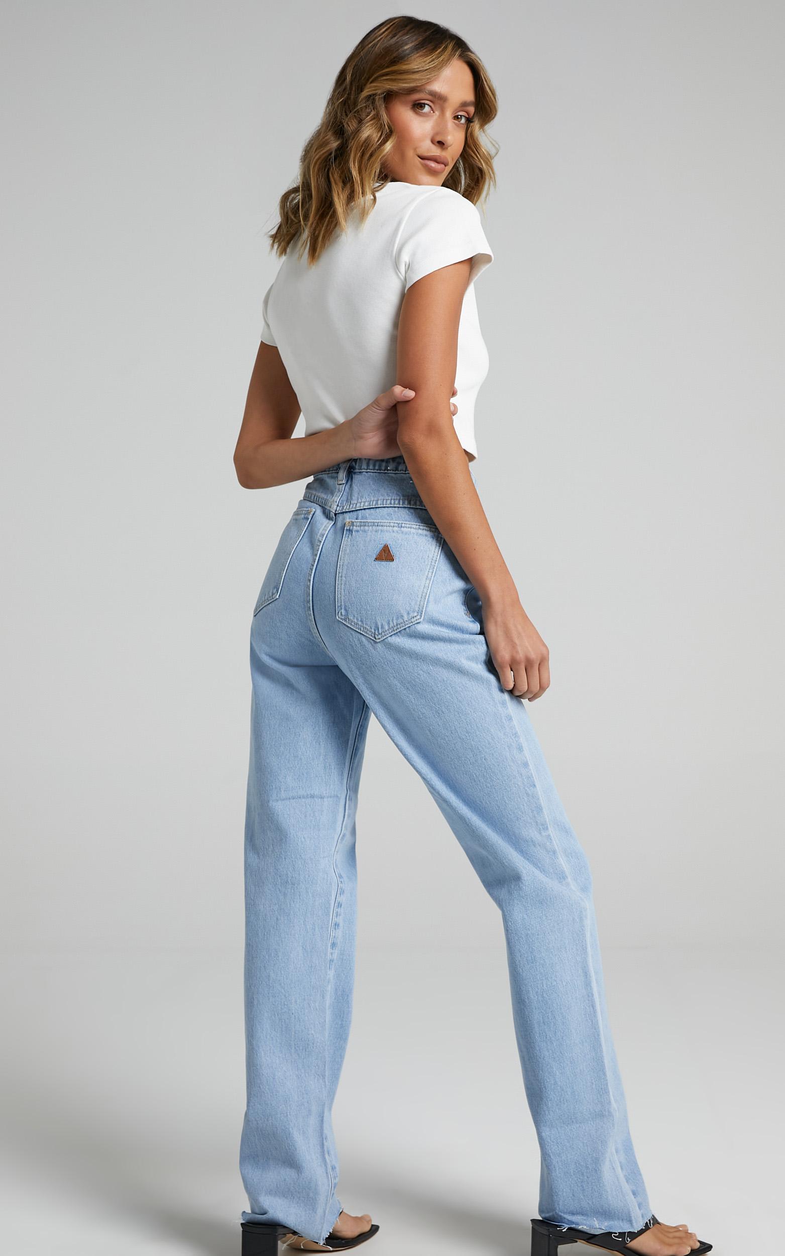 Abrand - A 94 High Straight Jeans in Walkaway | Showpo