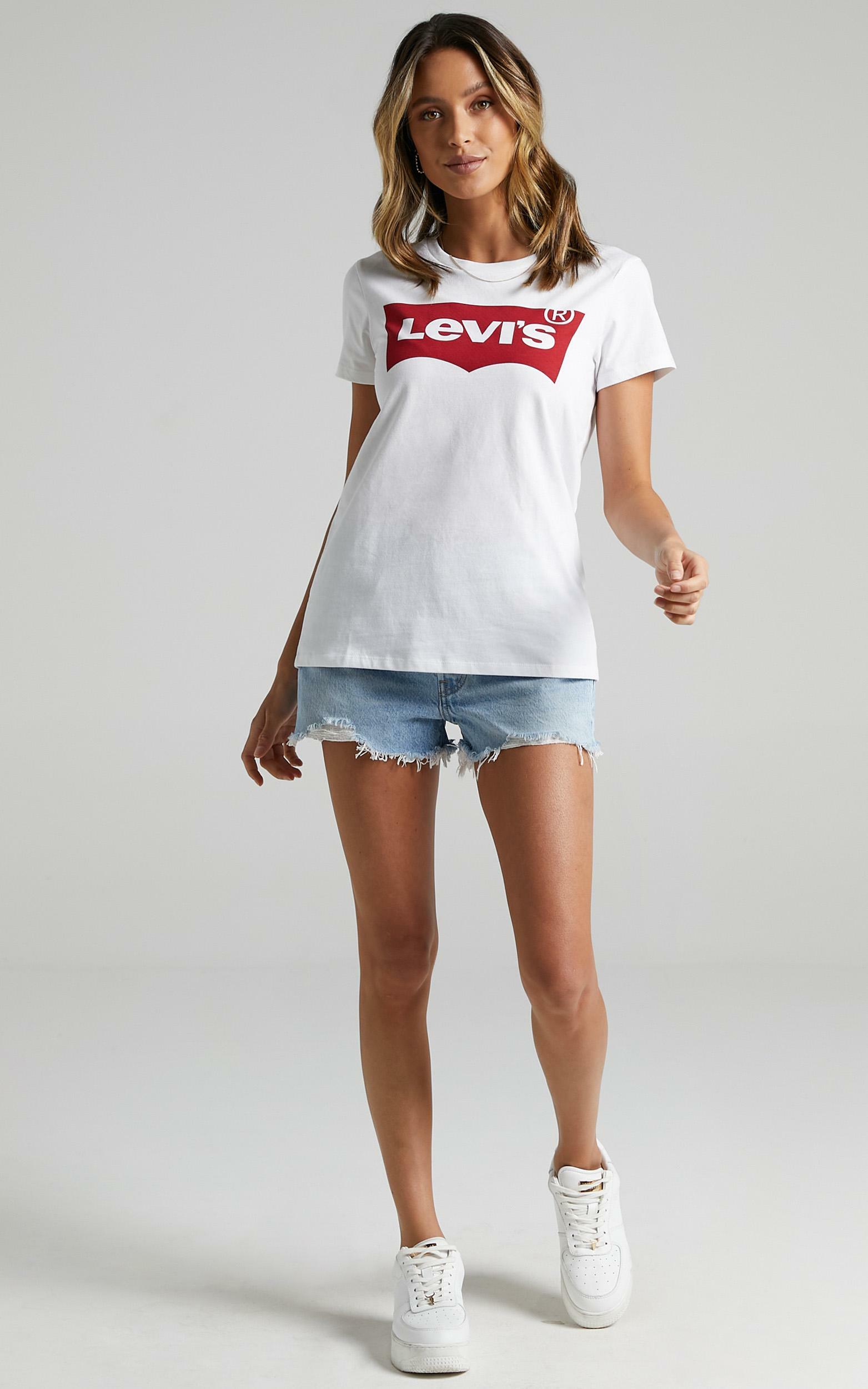 Levi's - Perfect Batwing Tee in White - XS, WHT1, hi-res image number null