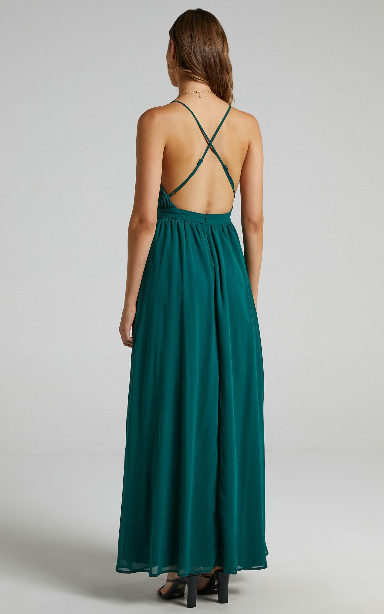 Shes A Delight Maxi Dress in Emerald | Showpo USA