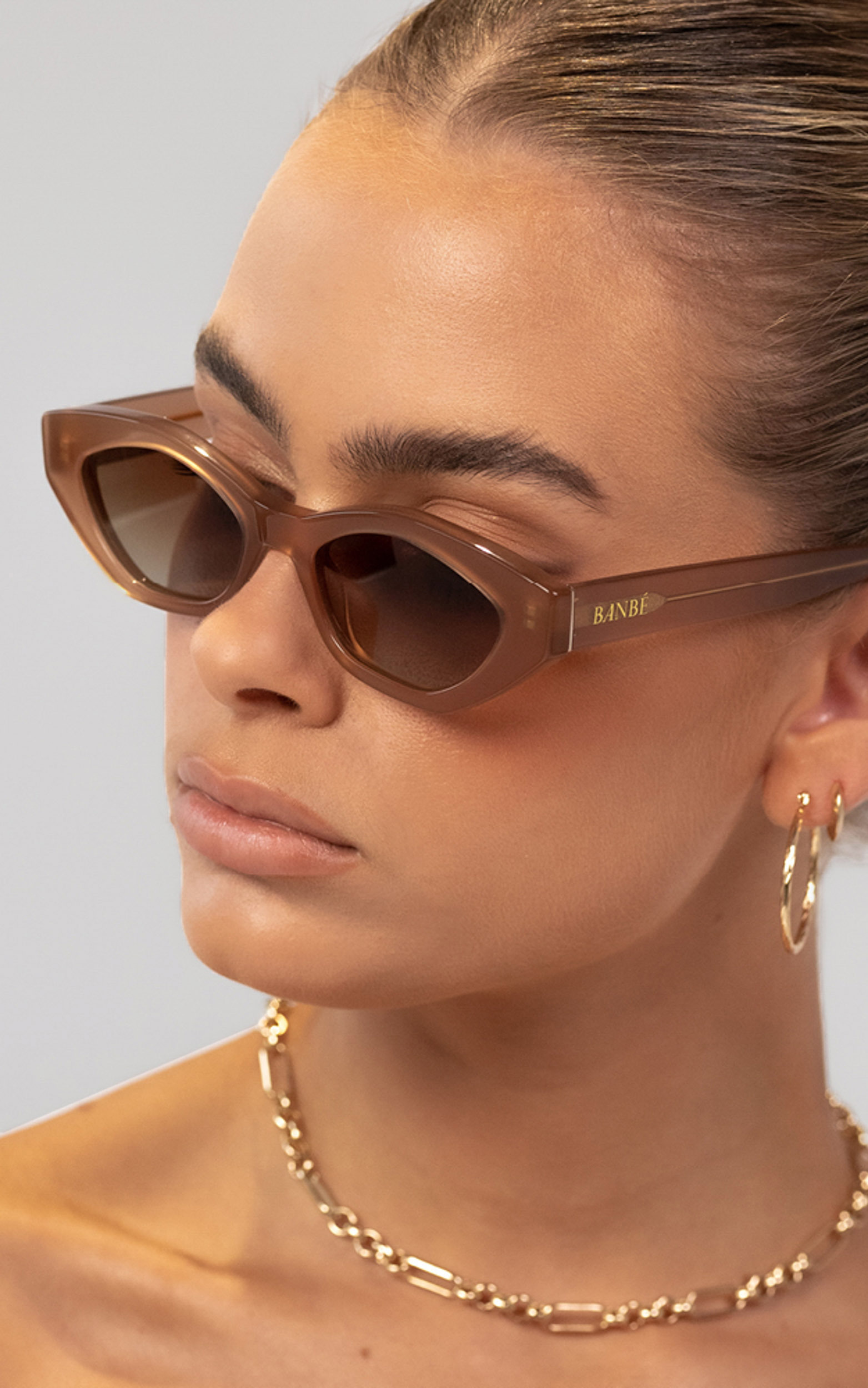 Banbe Eyewear - The Eva in Amber Fade - NoSize, ORG2, hi-res image number null